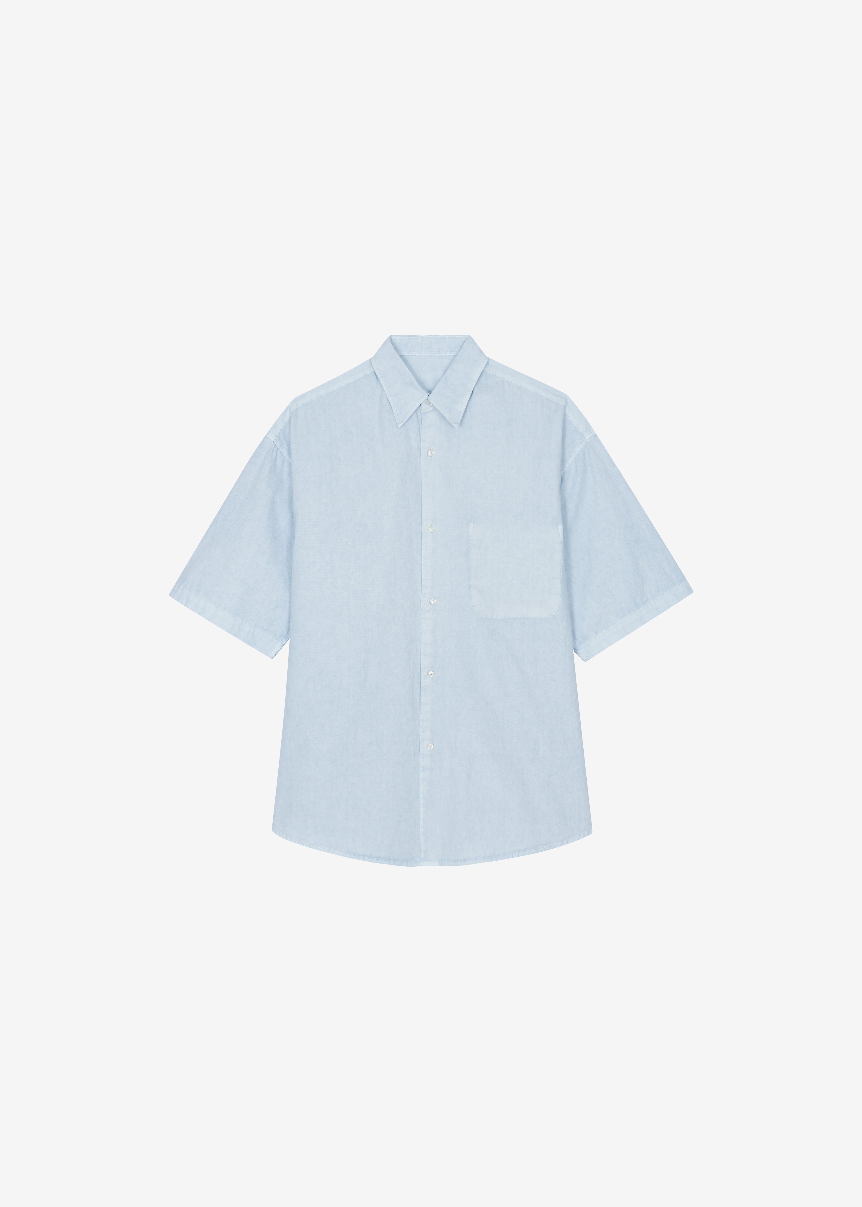 Havre Button Down Shirt - Pale Blue - 7