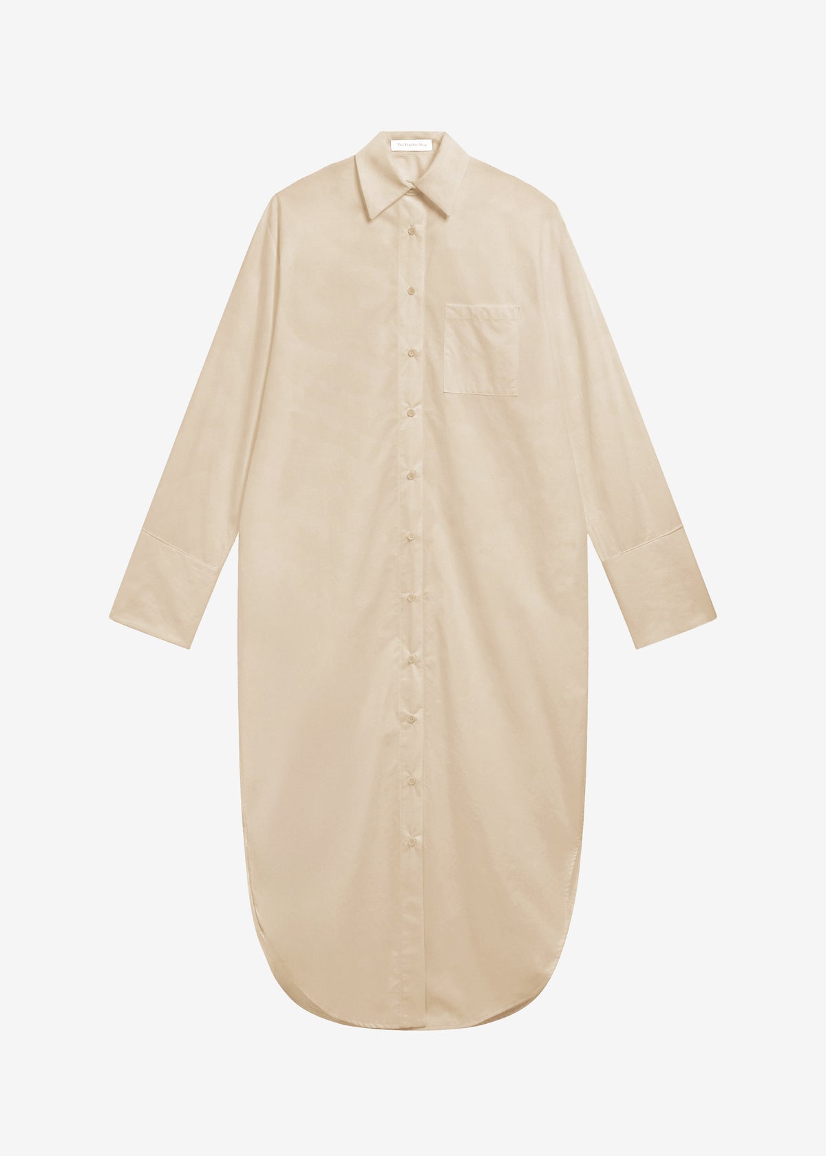 Helena Shirt Dress - Beige The Frankie Shop Helena Shirt Dress - Beige The Frankie Shop