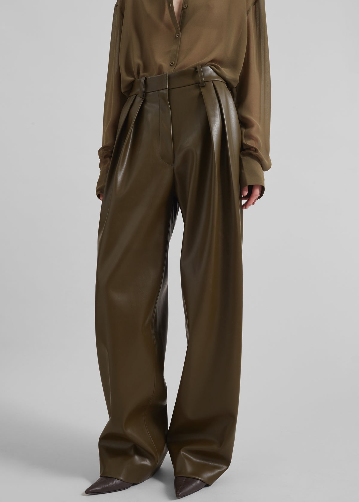 Helsinki Faux Leather Pants - Black – The Frankie Shop