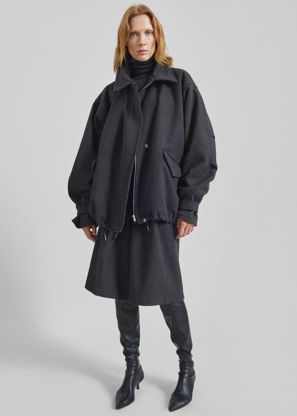 Hemavan Bermuda Shorts - Dark Grey - 1