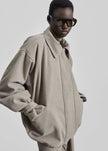 Hemavan Faux Fur Lined Jacket - Taupe