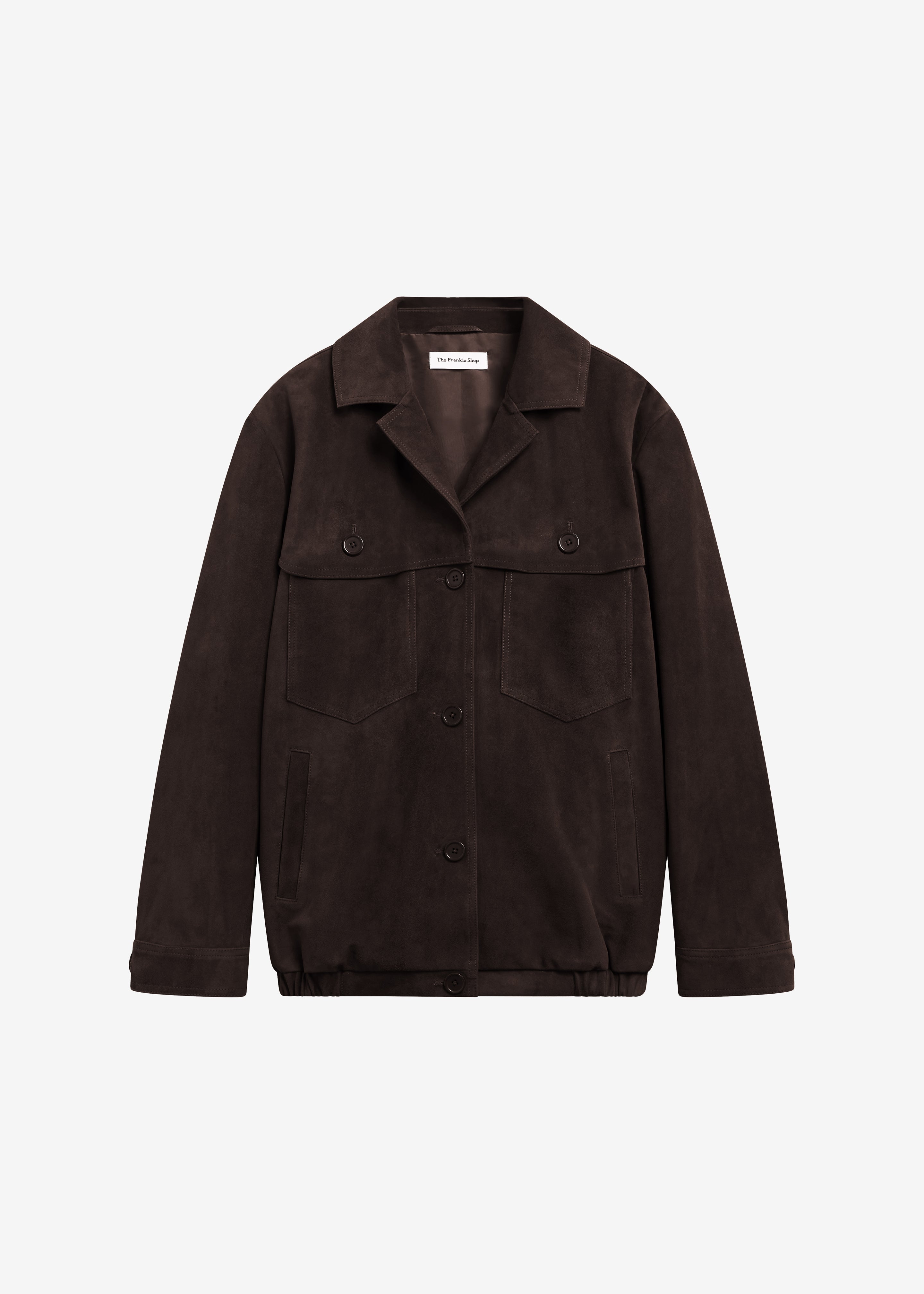 Hester Faux Suede Jacket - Brown – The Frankie Shop