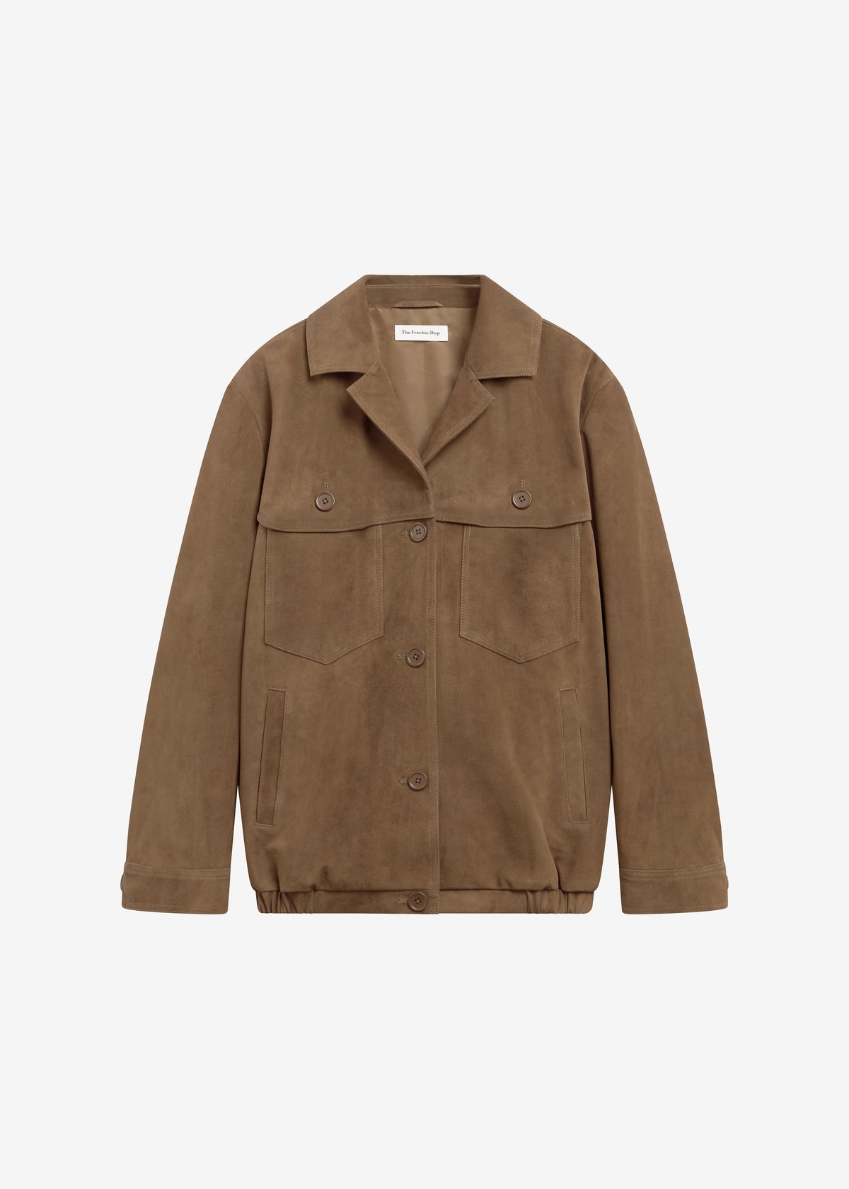 Hester Faux Suede Jacket - Camel - 9