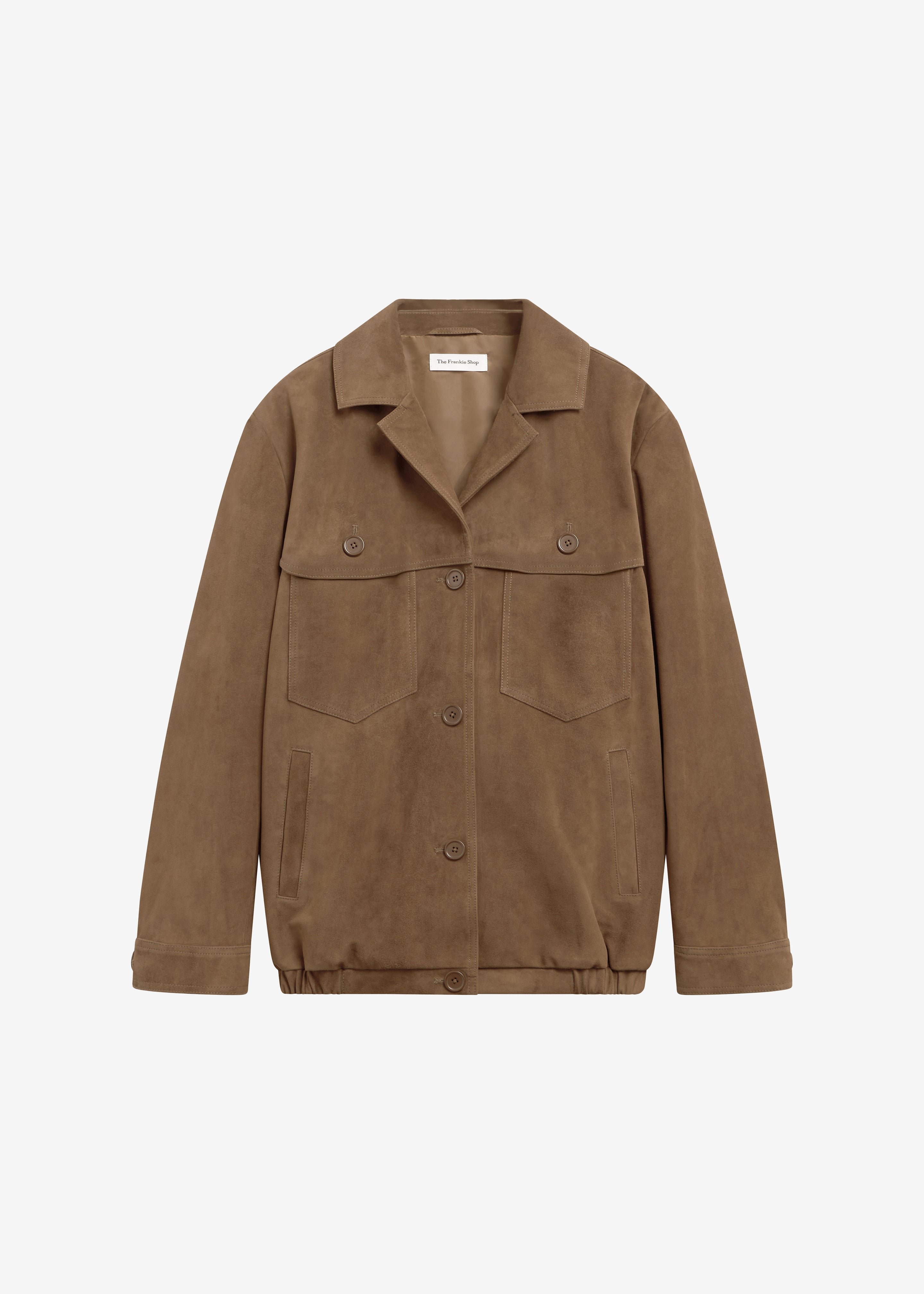 Hester Faux Suede Jacket - Camel - 9