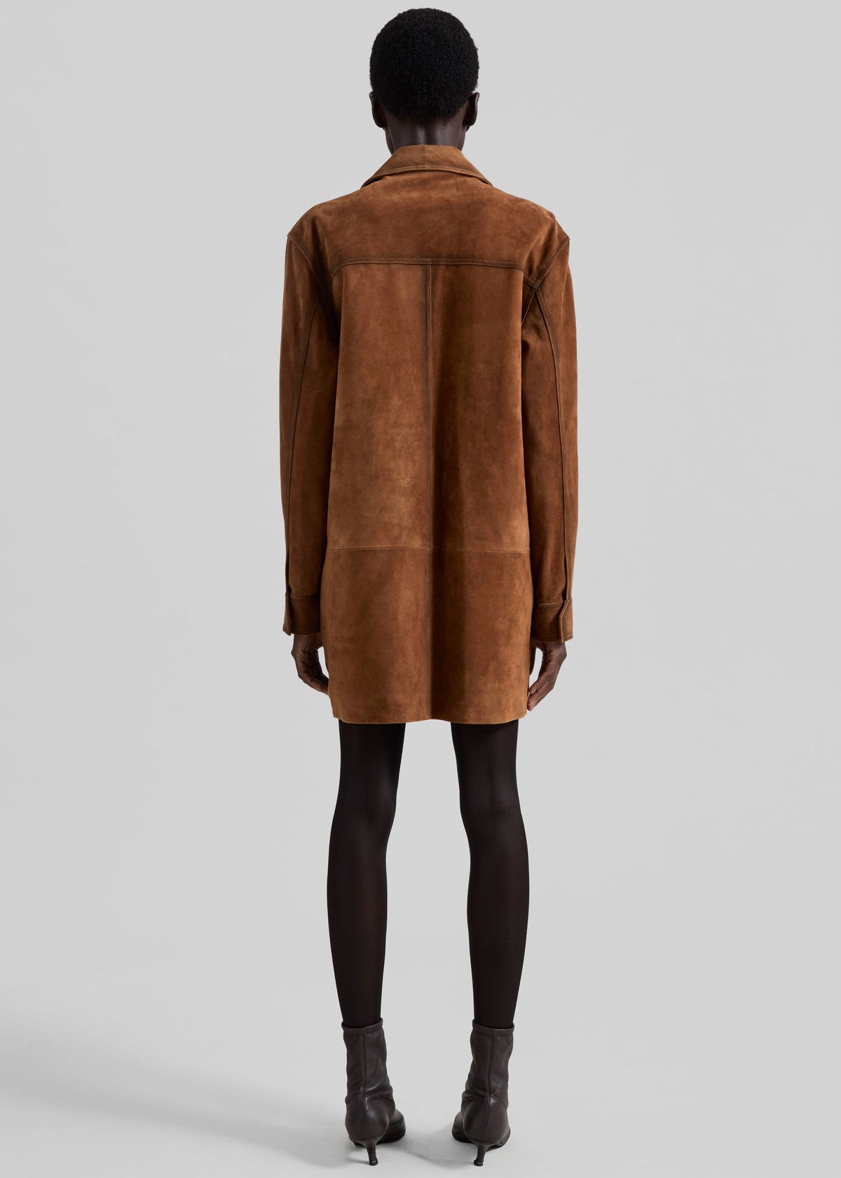 Himal Suede Jacket - Camel - 8