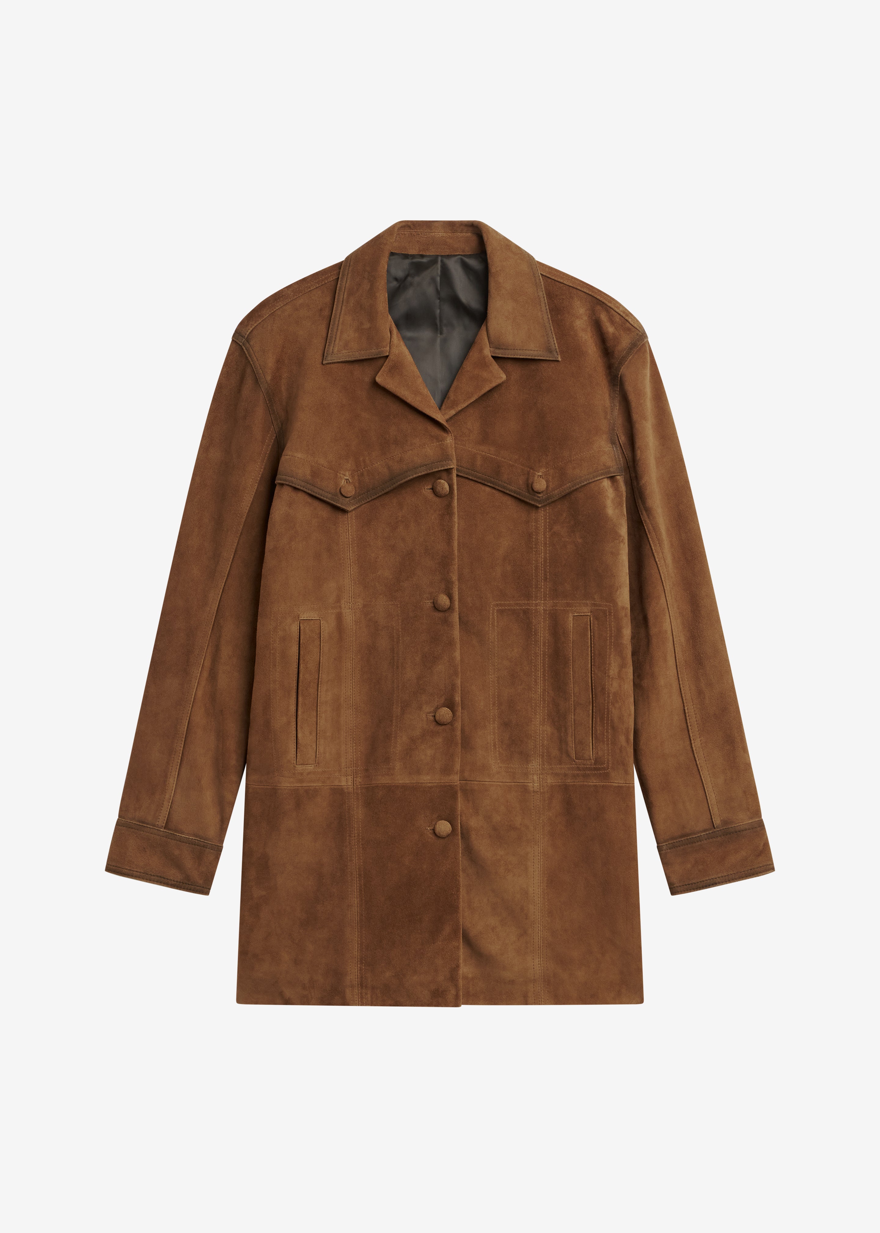 Himal Suede Jacket - Camel – The Frankie Shop