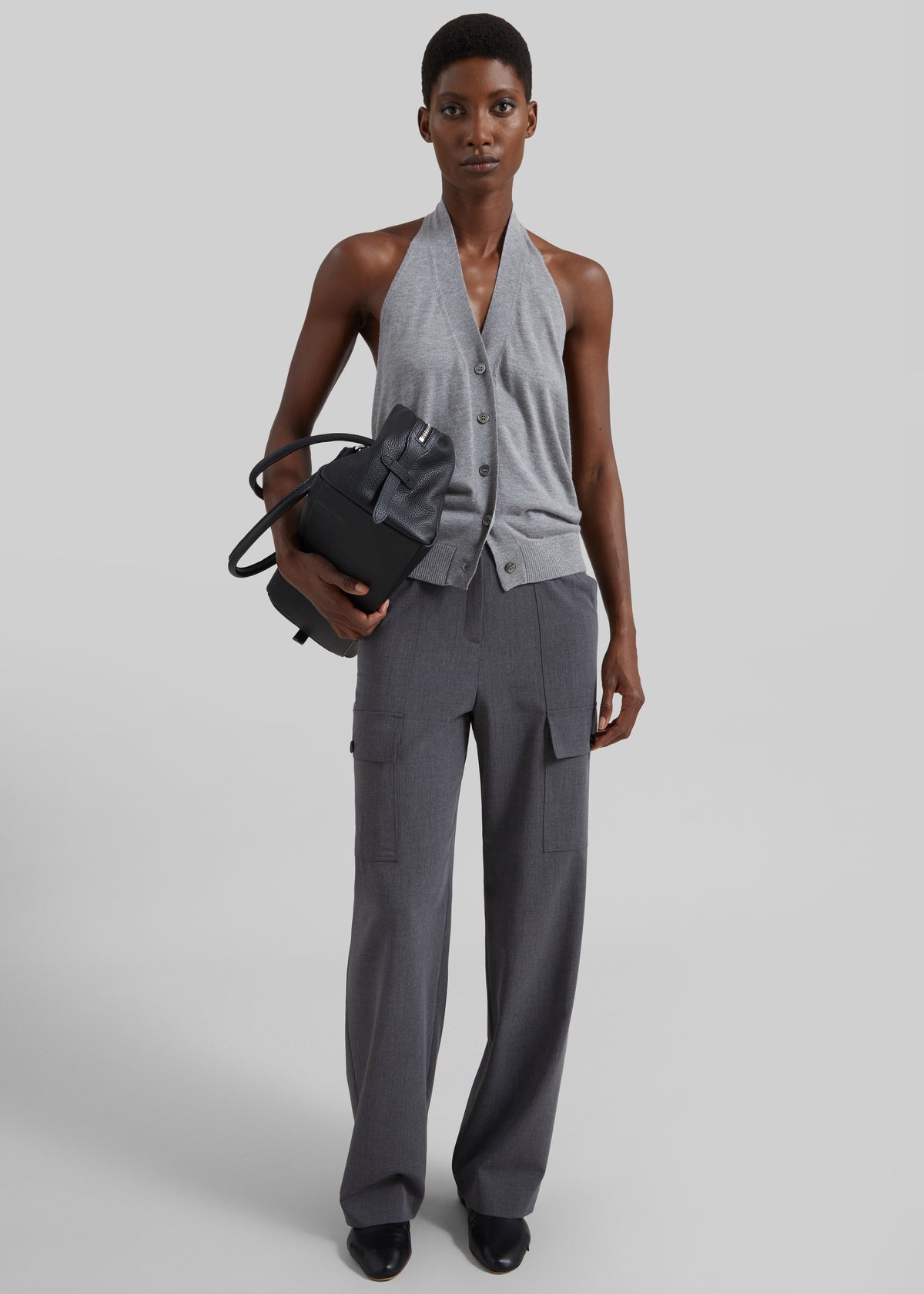 Holborn Cargo Pants - Grey Melange - 4