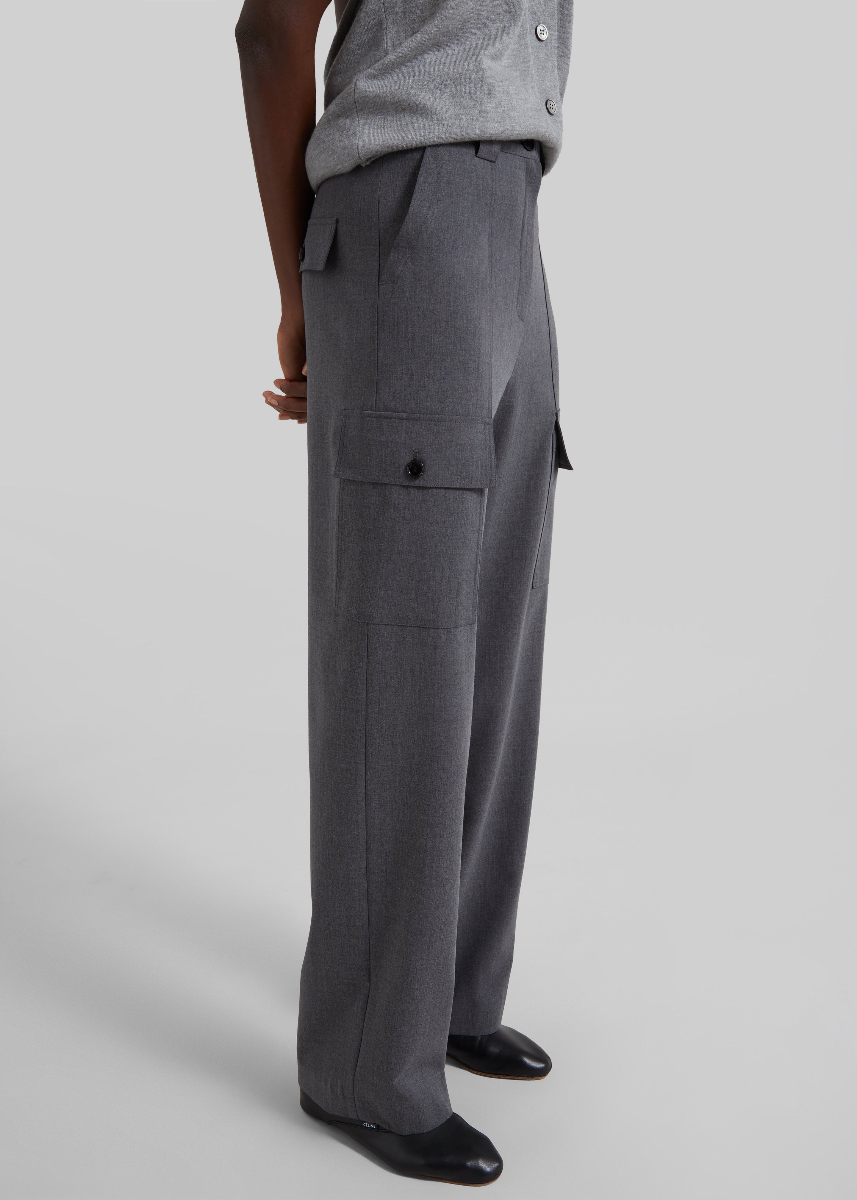 Holborn Cargo Pants - Grey Melange - 5