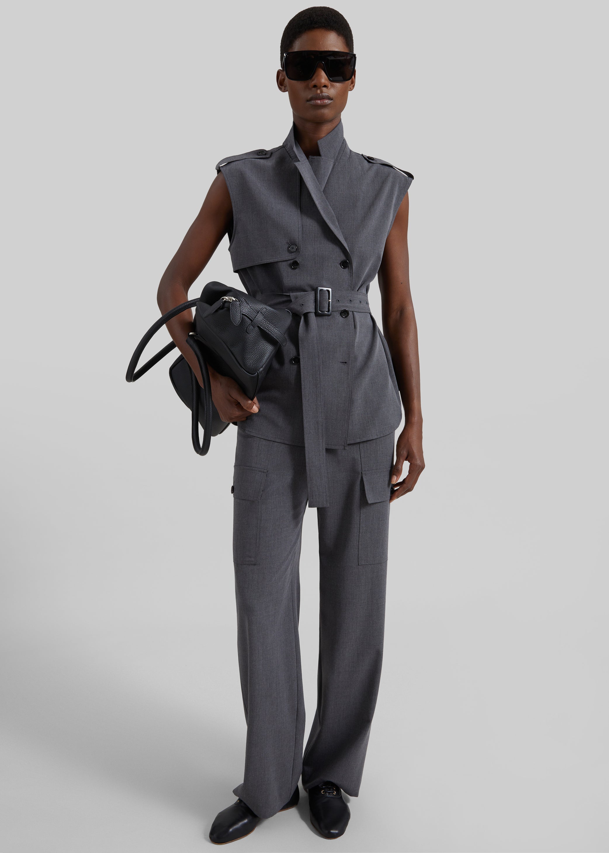 Shop the look image for Holborn Cargo Pants - Grey Melange