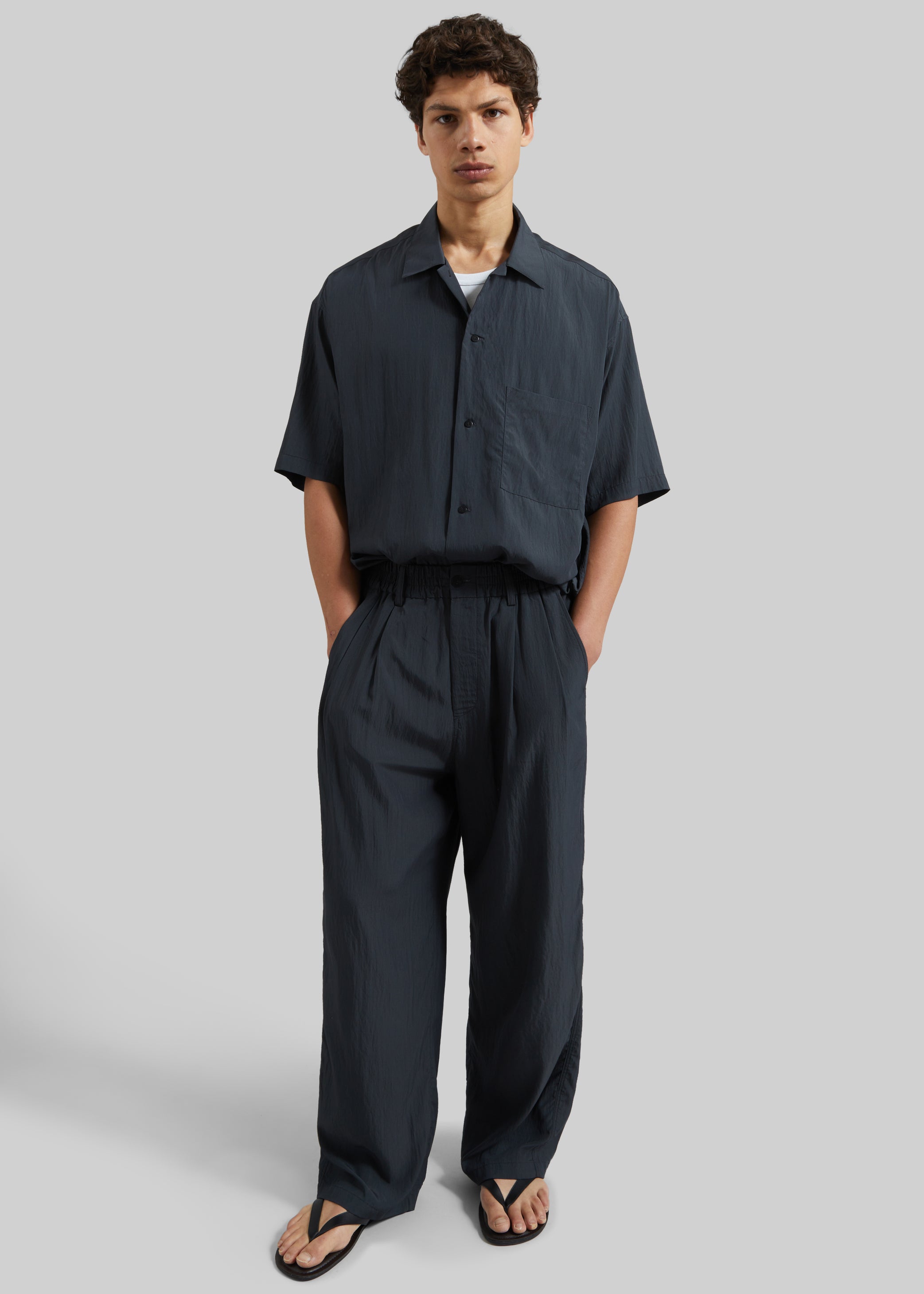 Shop the look image for Holmen Straight Pants - Charcoal