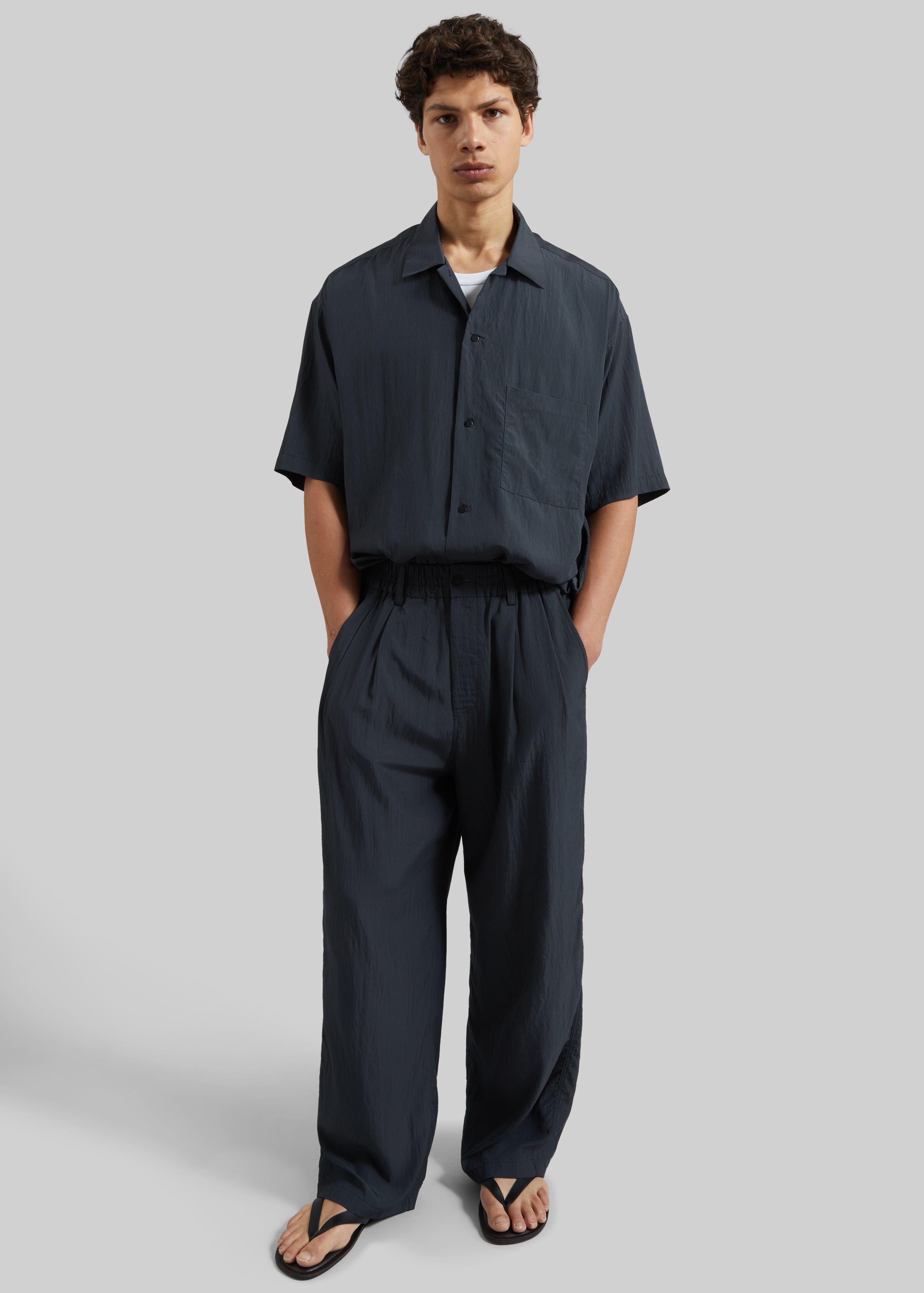 Holmen Straight Pants - Charcoal - 4