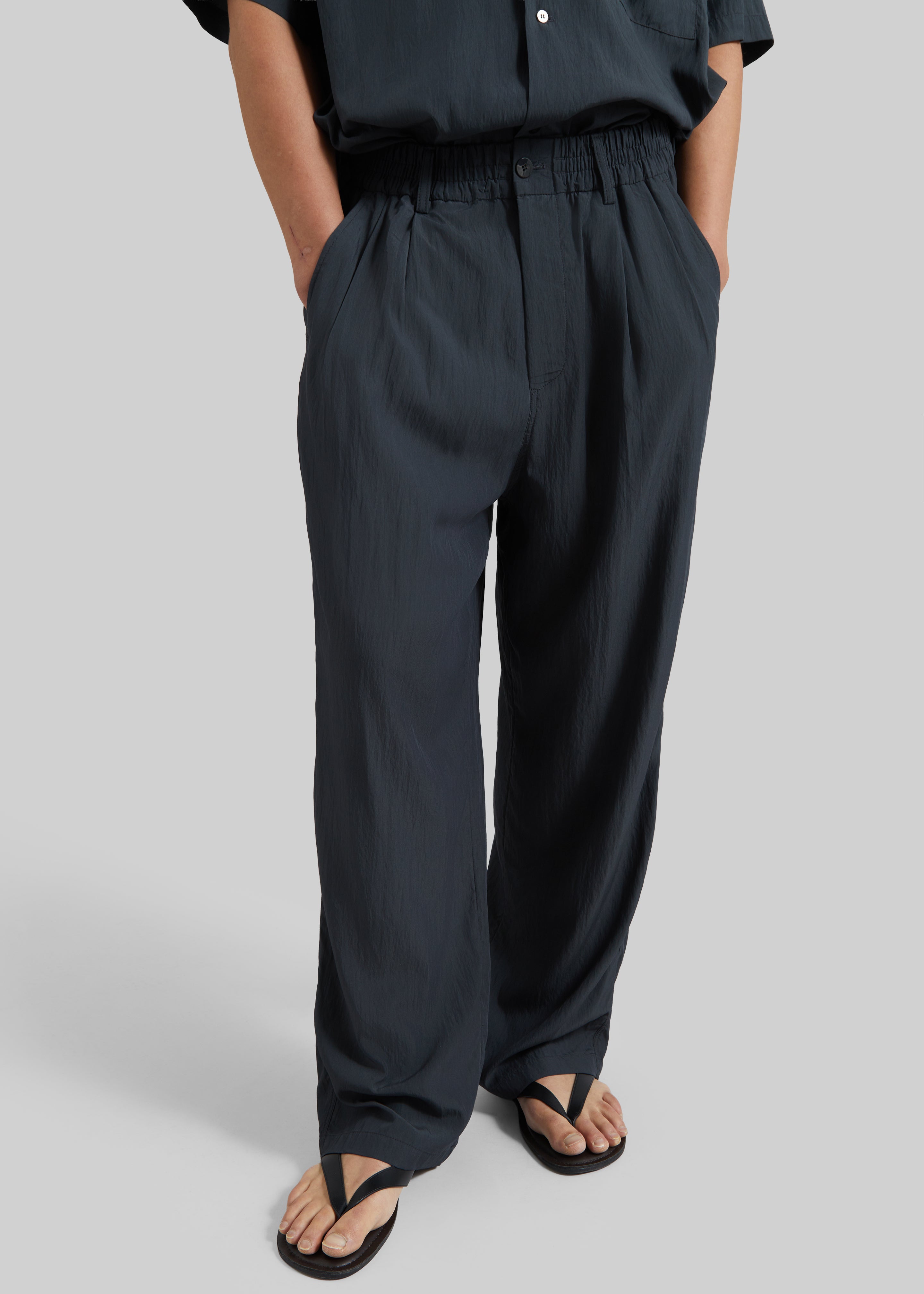 Holmen Straight Pants - Charcoal - 2