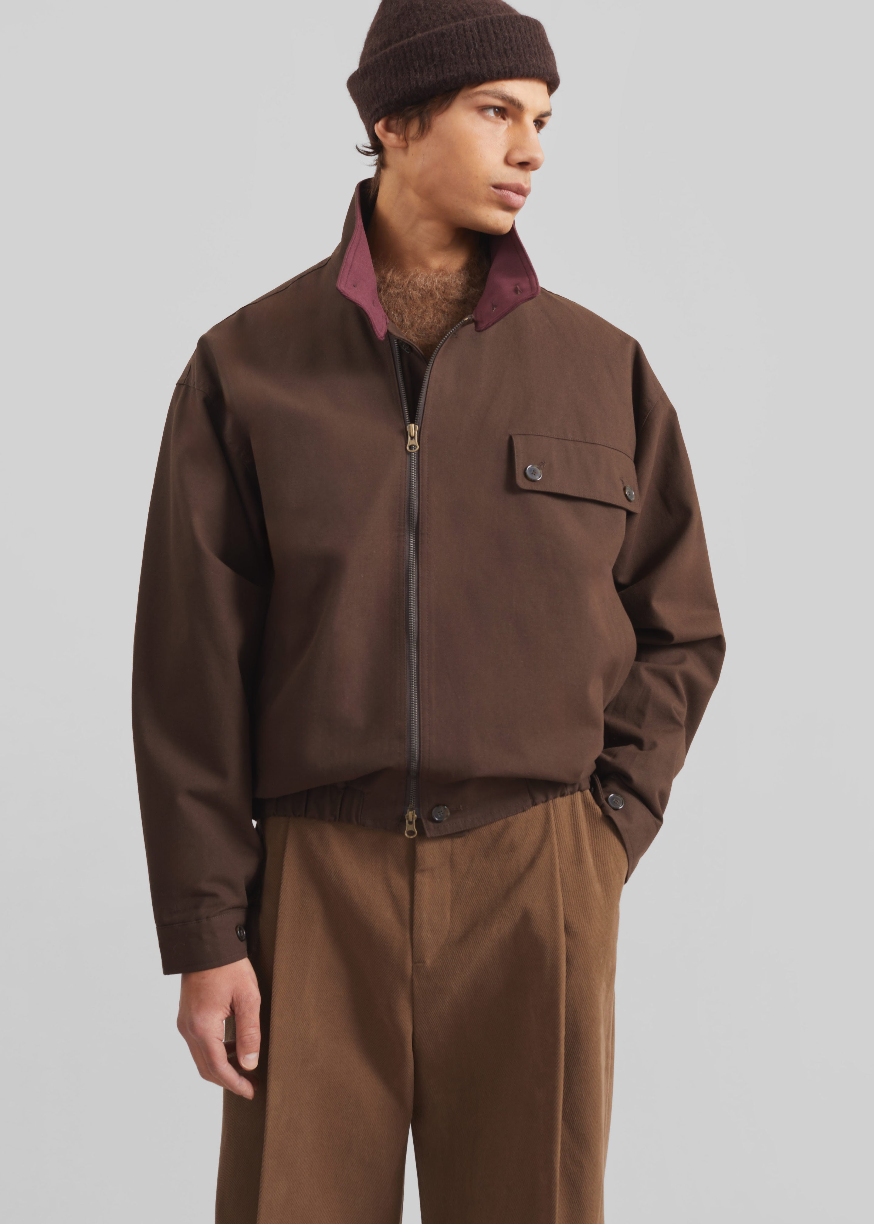 Holt Work Jacket - Brown – The Frankie Shop