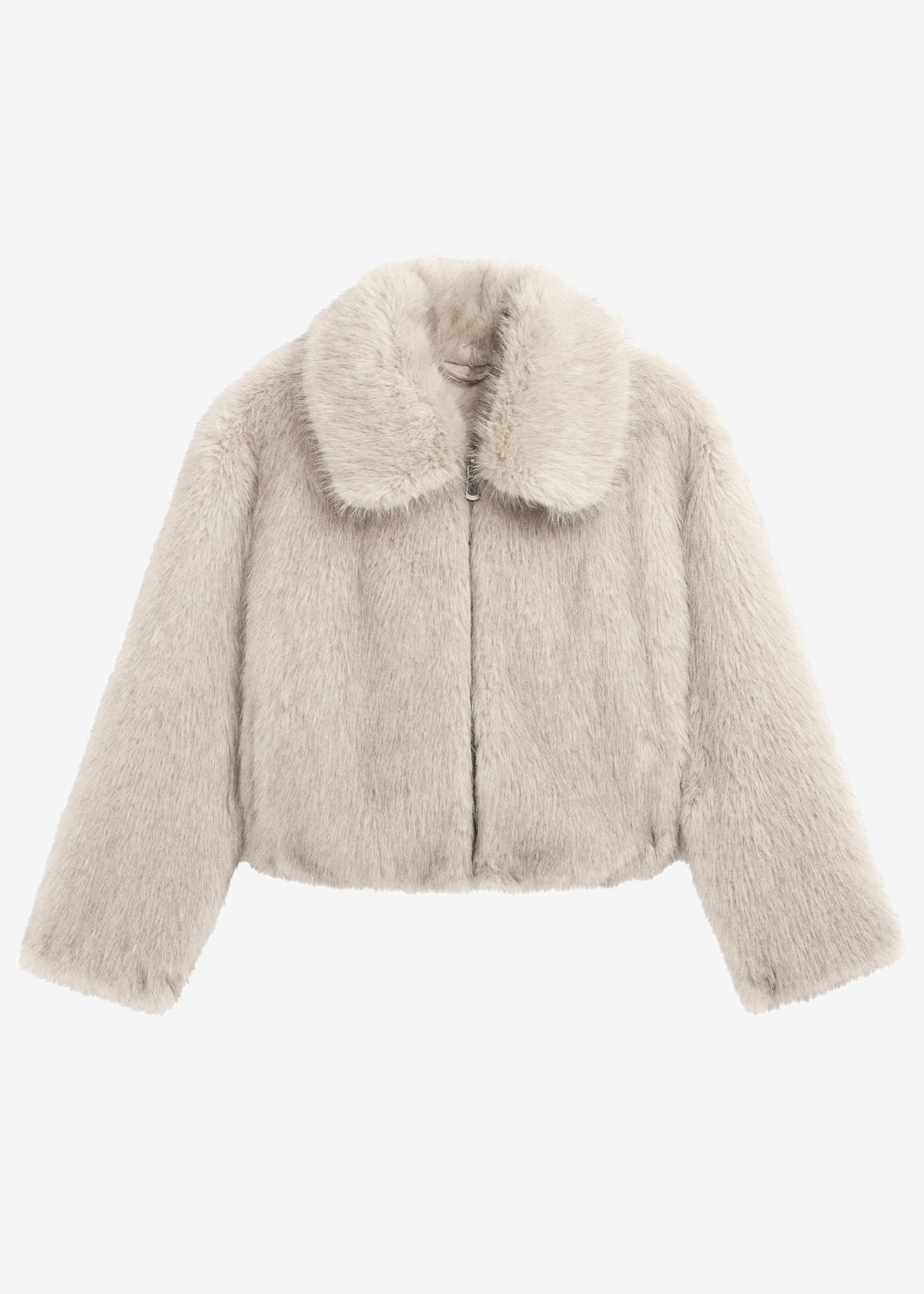 Hope Faux Fur Jacket - Beige - 10