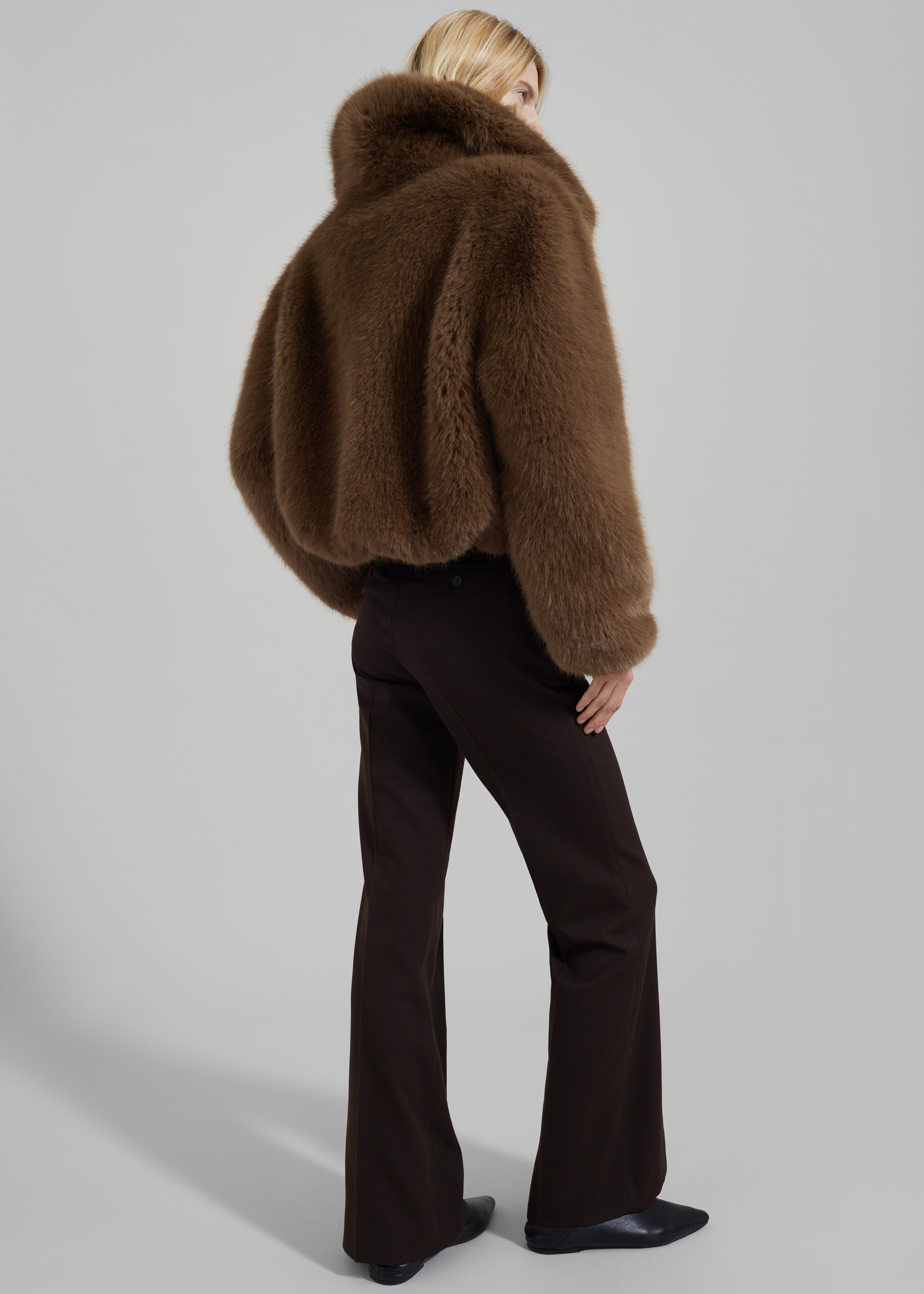 Hope Faux Fur Jacket - Camel – The Frankie Shop