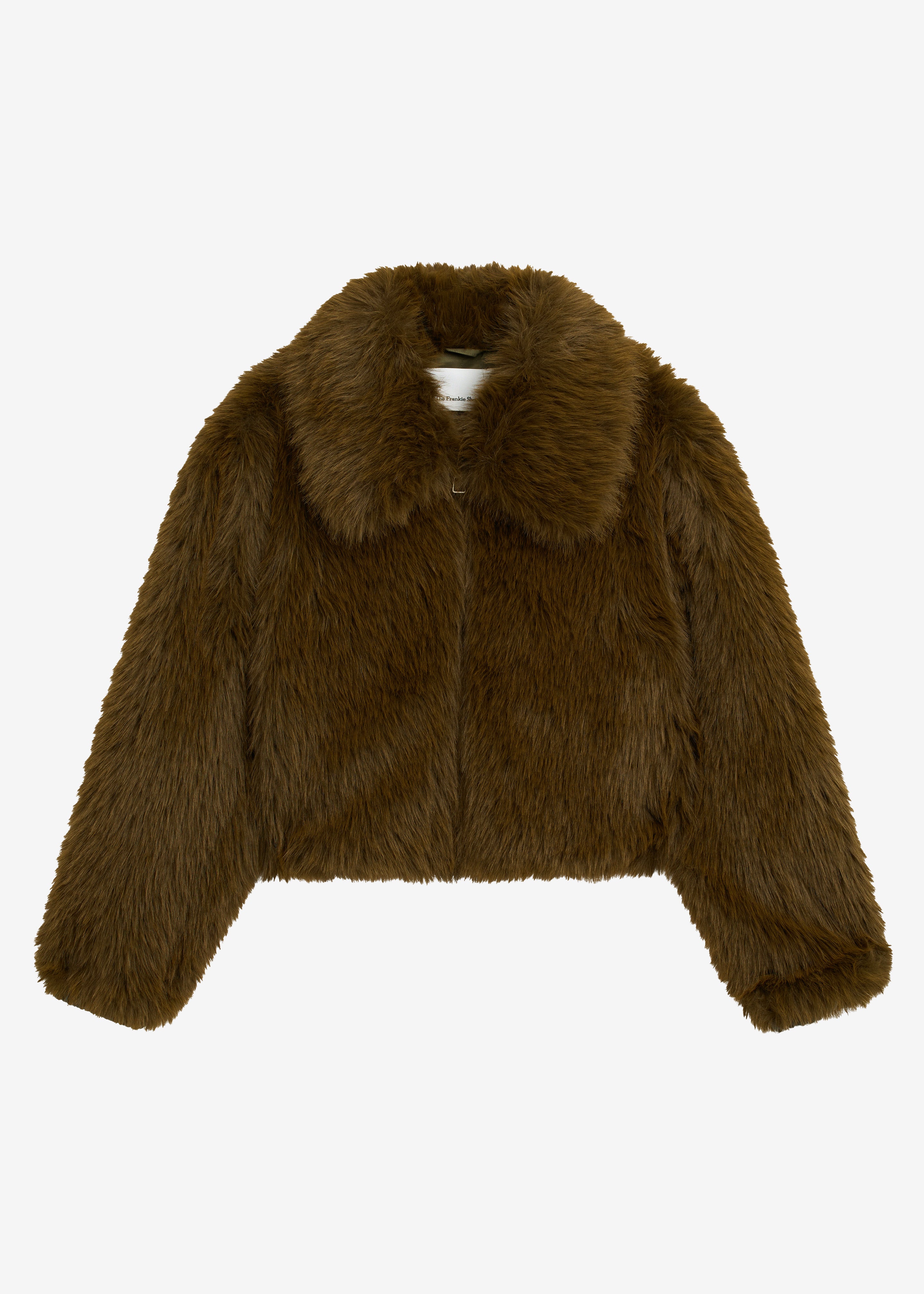 Hope Faux Fur Jacket - Moss Green – The Frankie Shop