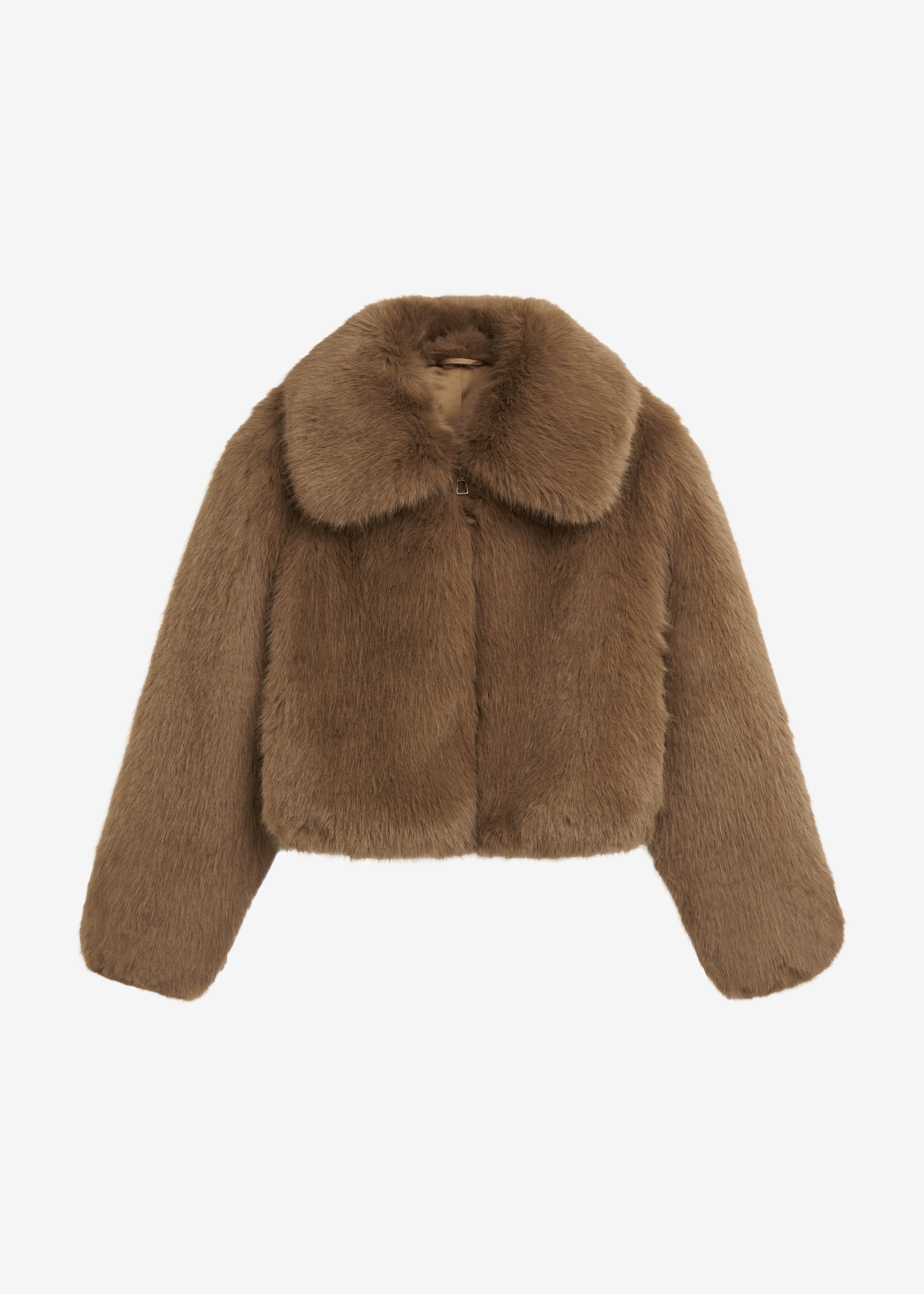 Hope Faux Fur Jacket - Camel – The Frankie Shop