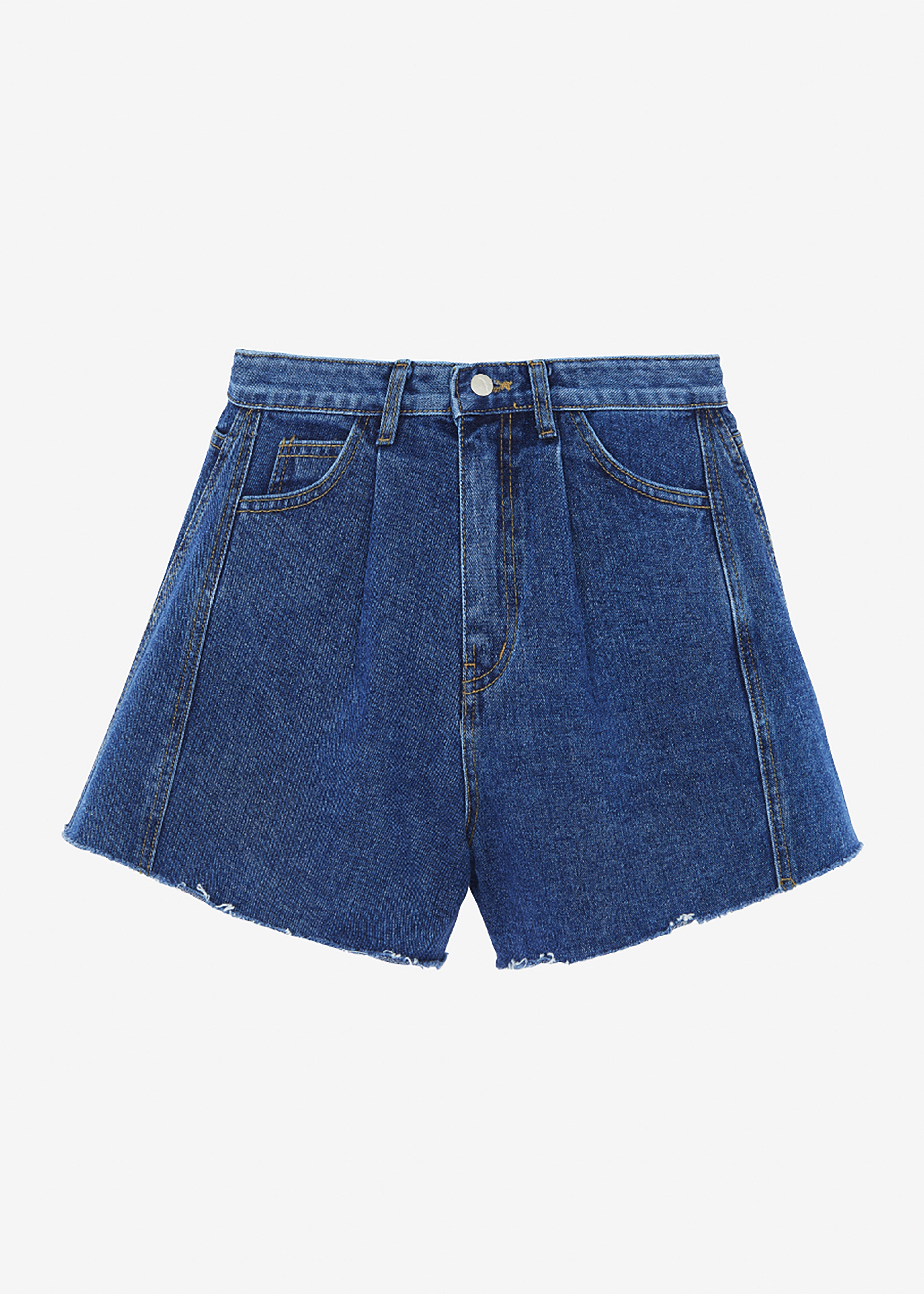 Howell Denim Shorts - Blue Denim - 7