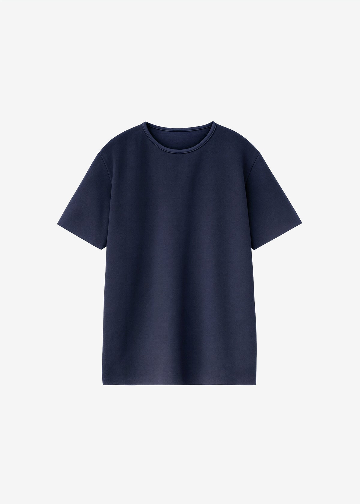 Leni Knit Oversized T-Shirt - Navy - 6