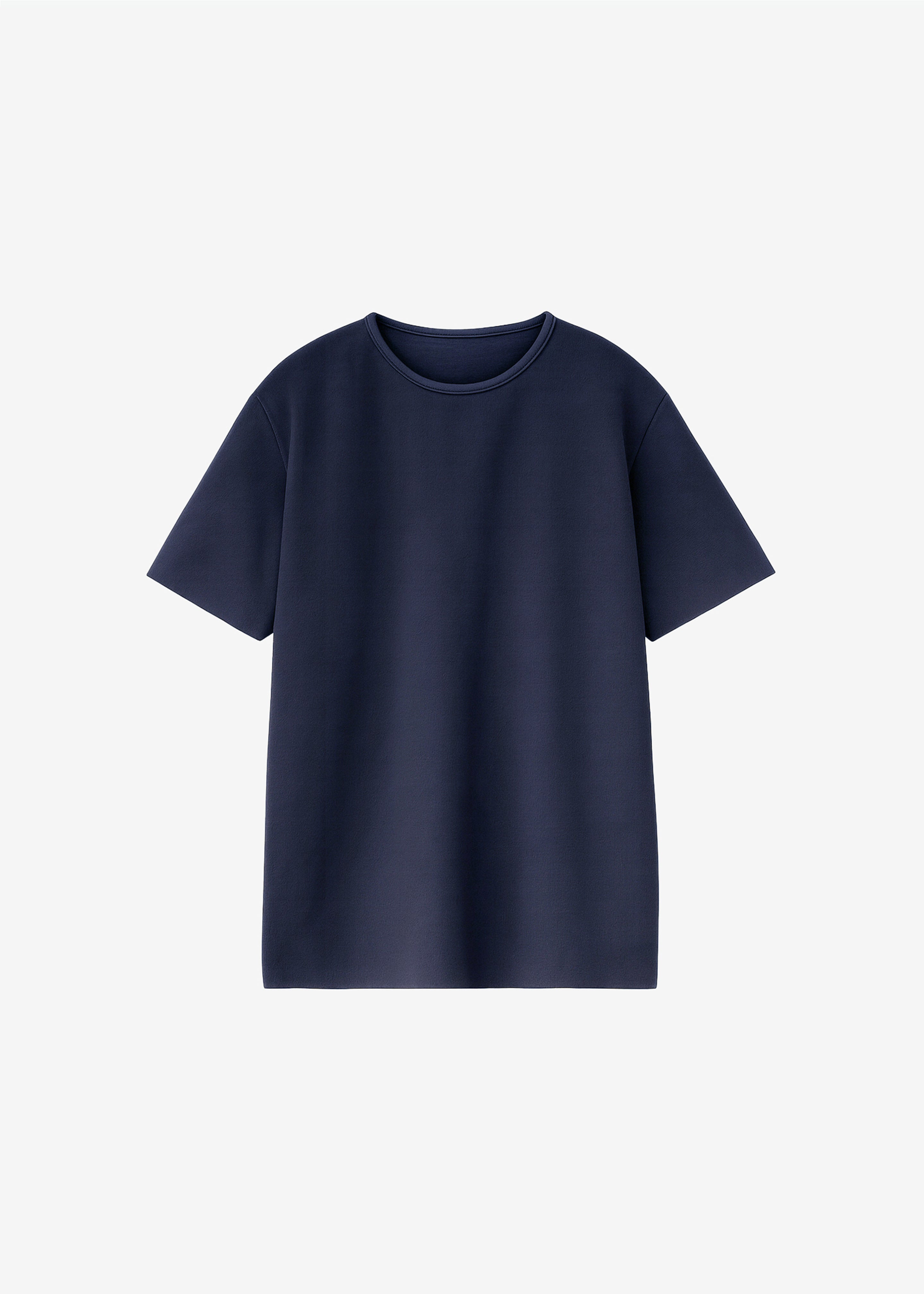 Leni Knit Oversized T-Shirt - Navy - 6