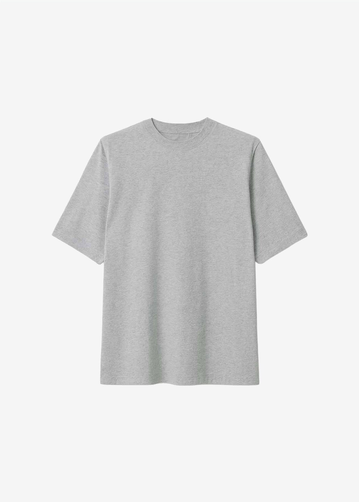 Hugo Padded T-Shirt - Grey Melange - 7