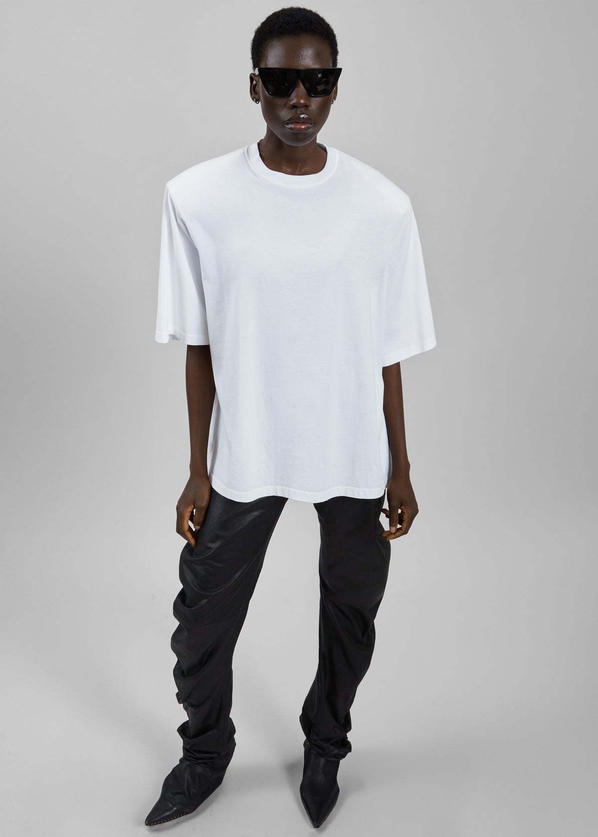 Hugo Padded T-Shirt - White - 8