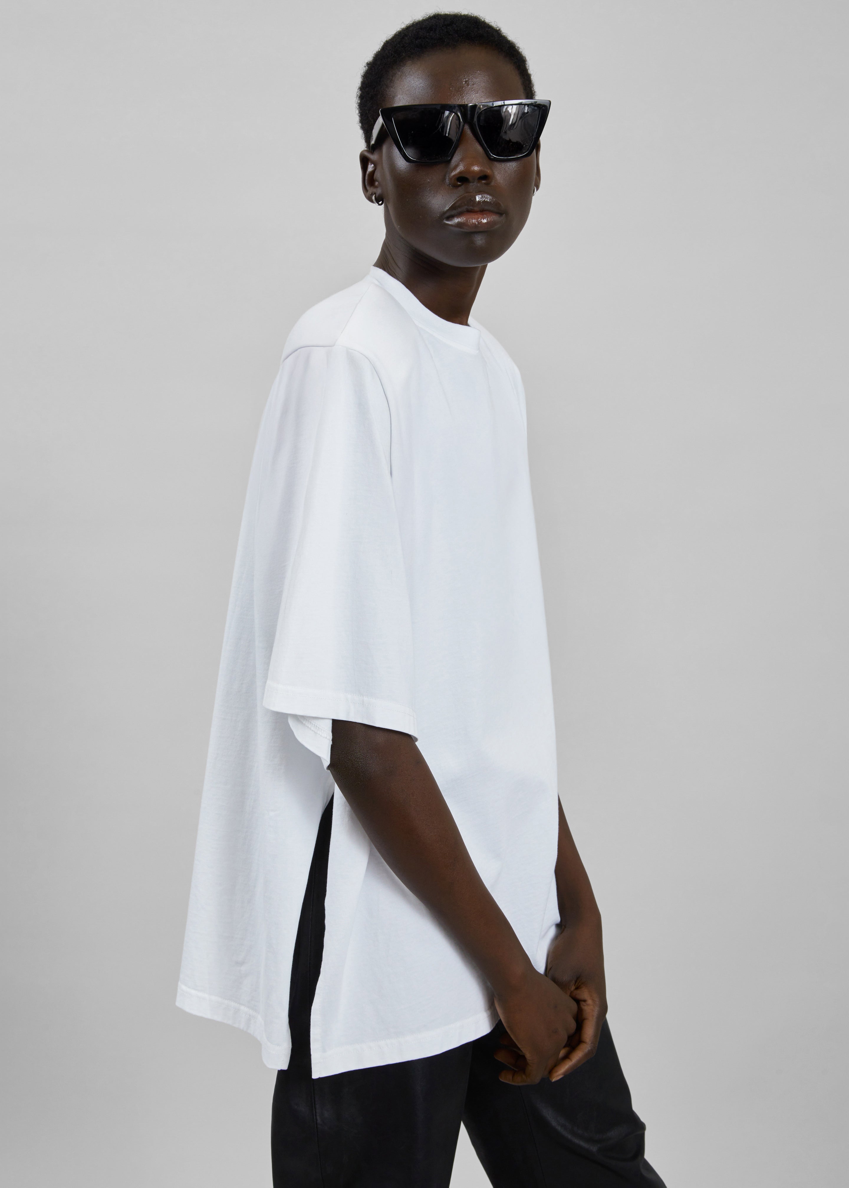 Hugo Padded T-Shirt - White – The Frankie Shop