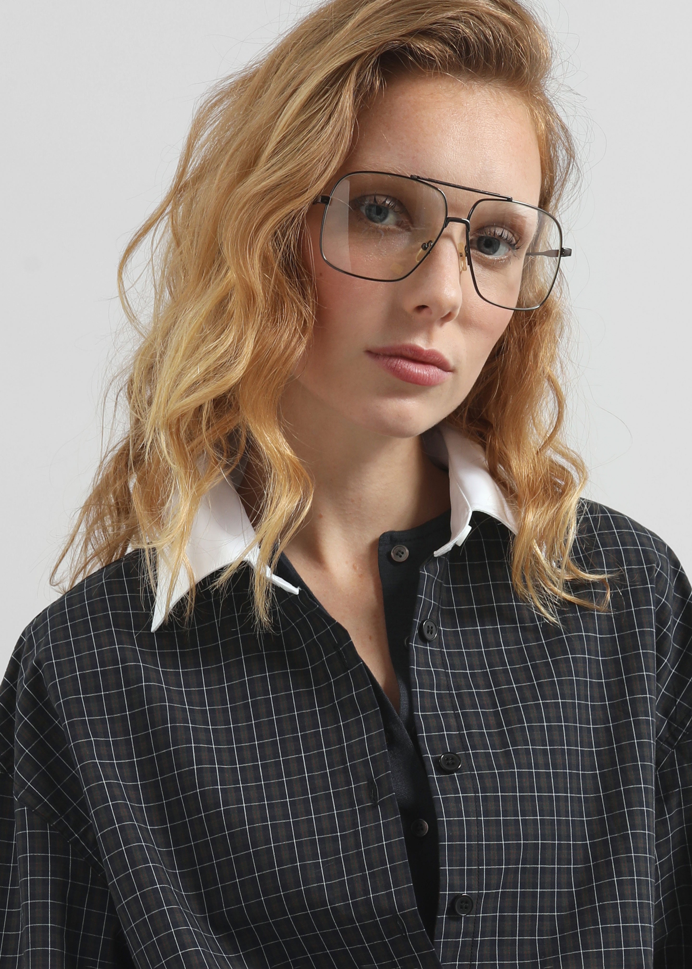 Hylan Checked Shirt - Dark Grey - 2