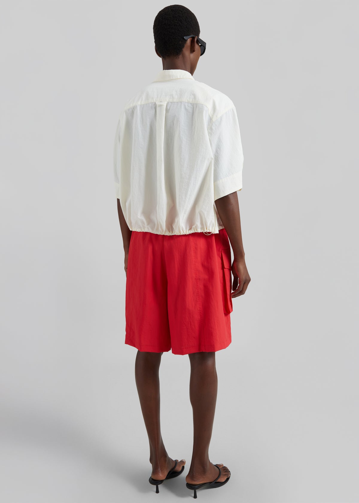 Igny Technical Cargo Bermuda Shorts - Red - 5
