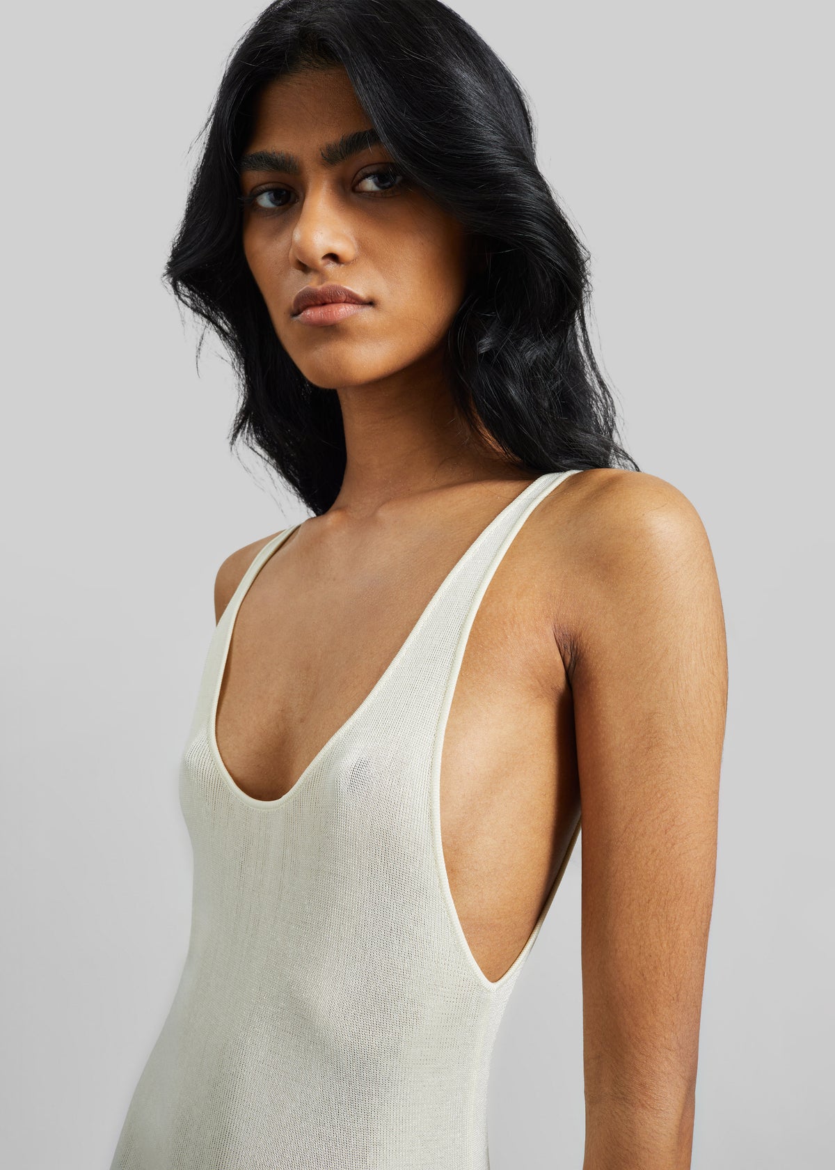 Iliya Drop Waist Maxi Dress - Cream - 4