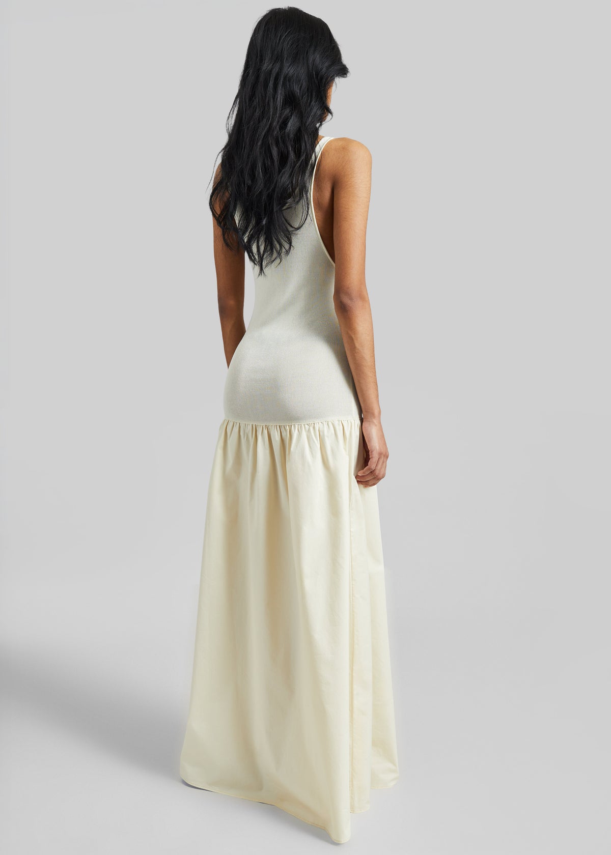 Iliya Drop Waist Maxi Dress - Cream - 6