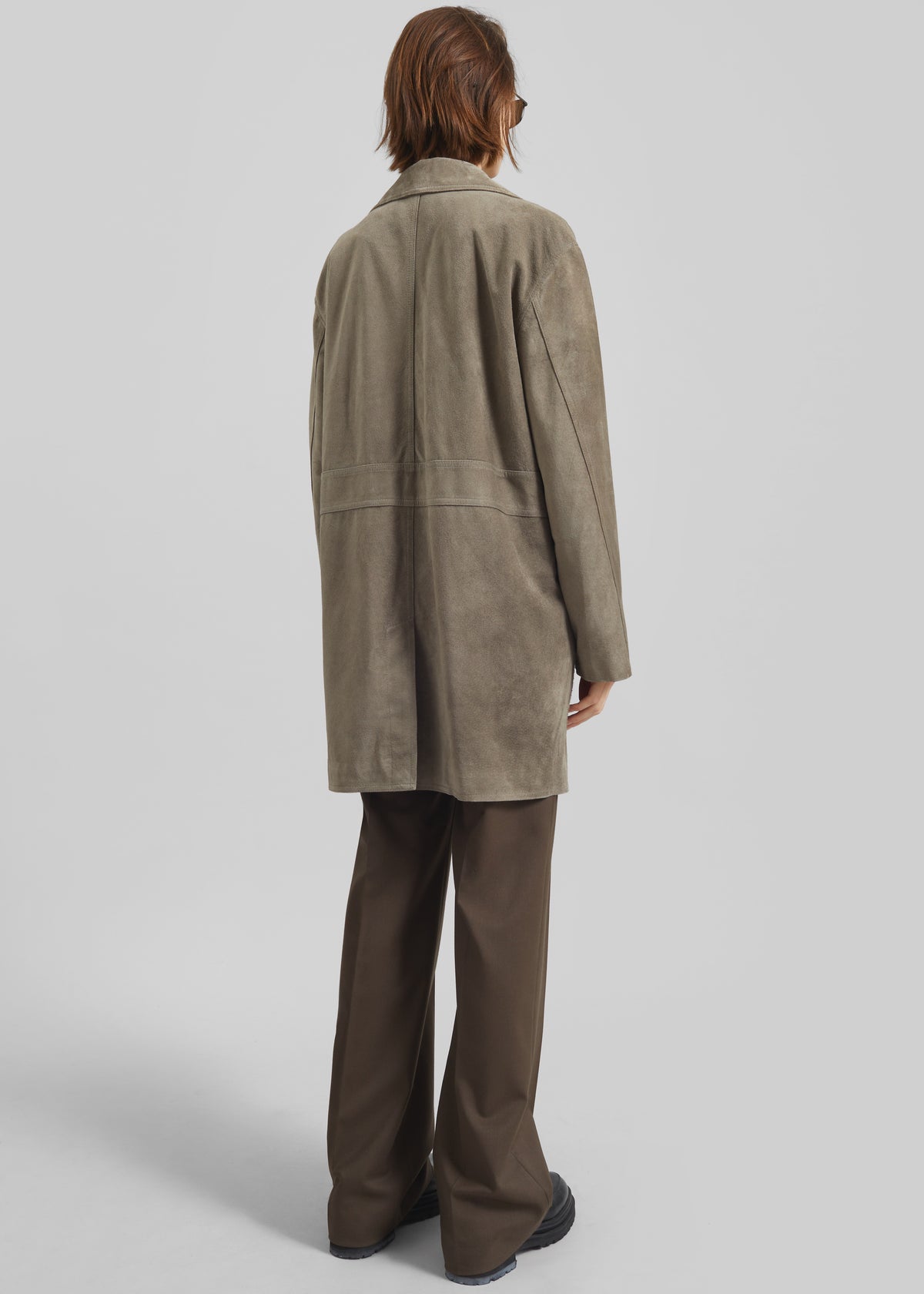 Imatra Suede Jacket - Dark Taupe - 6