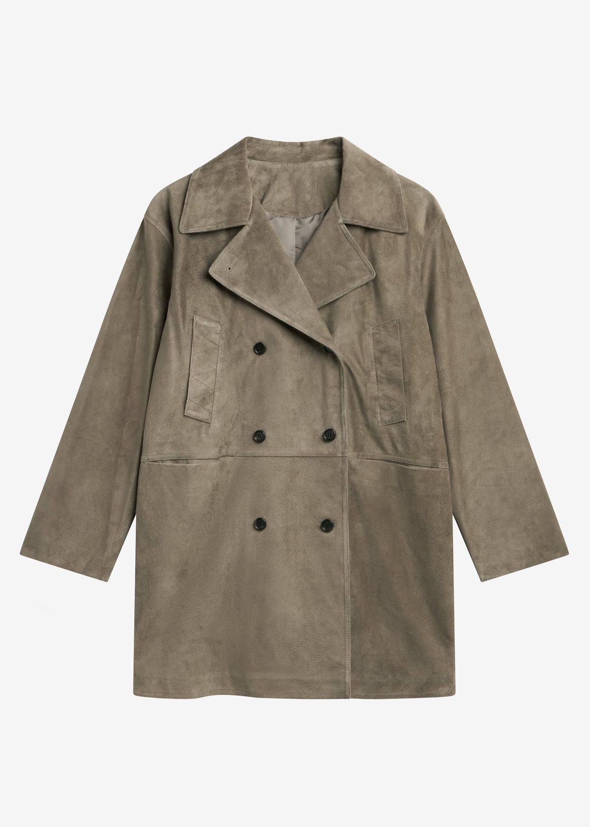 Imatra Suede Jacket - Dark Taupe - 7