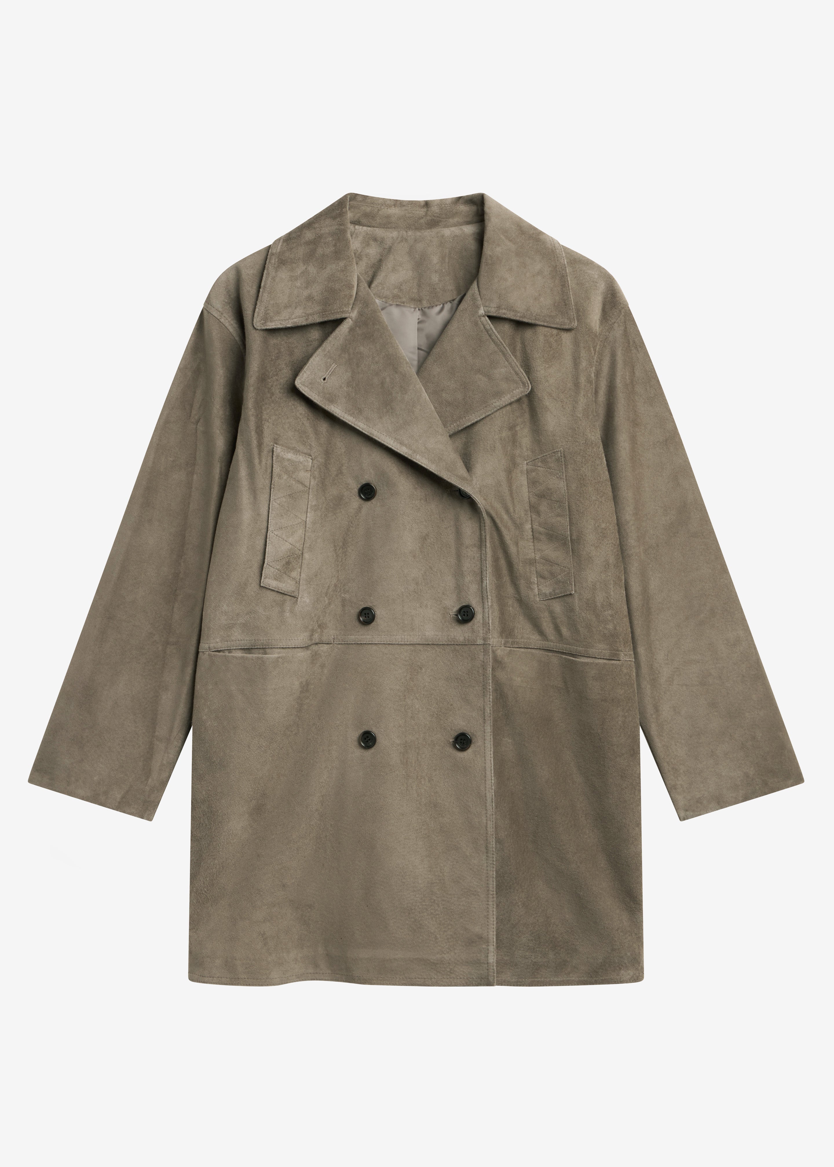 Imatra Suede Jacket - Dark Taupe - 7