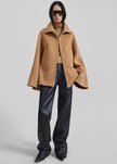 Imphal Belted Wool Jacket - Camel