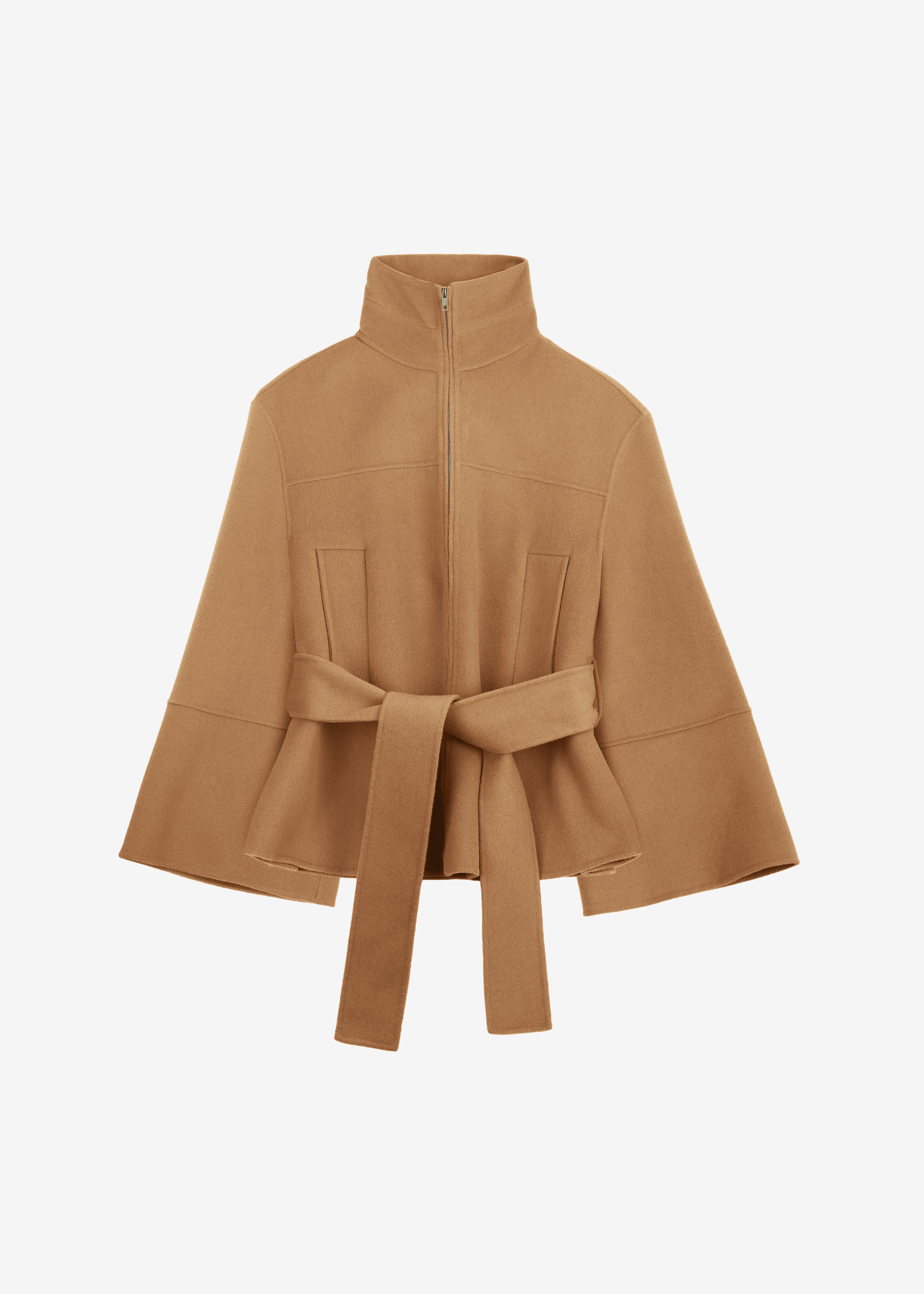 Imphal Belted Wool Jacket - Camel – The Frankie Shop