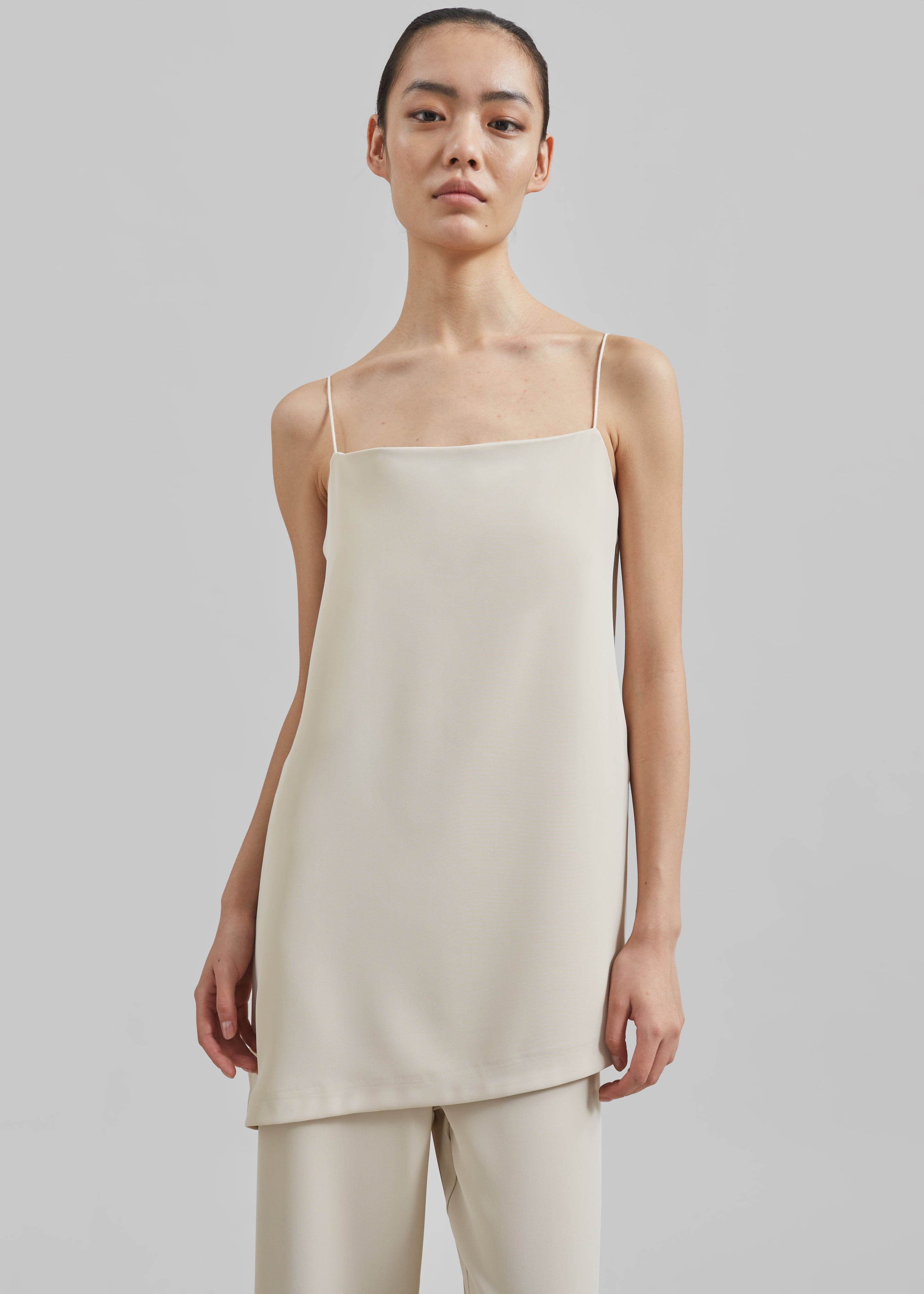 Imre Tank Top - Beige - 2