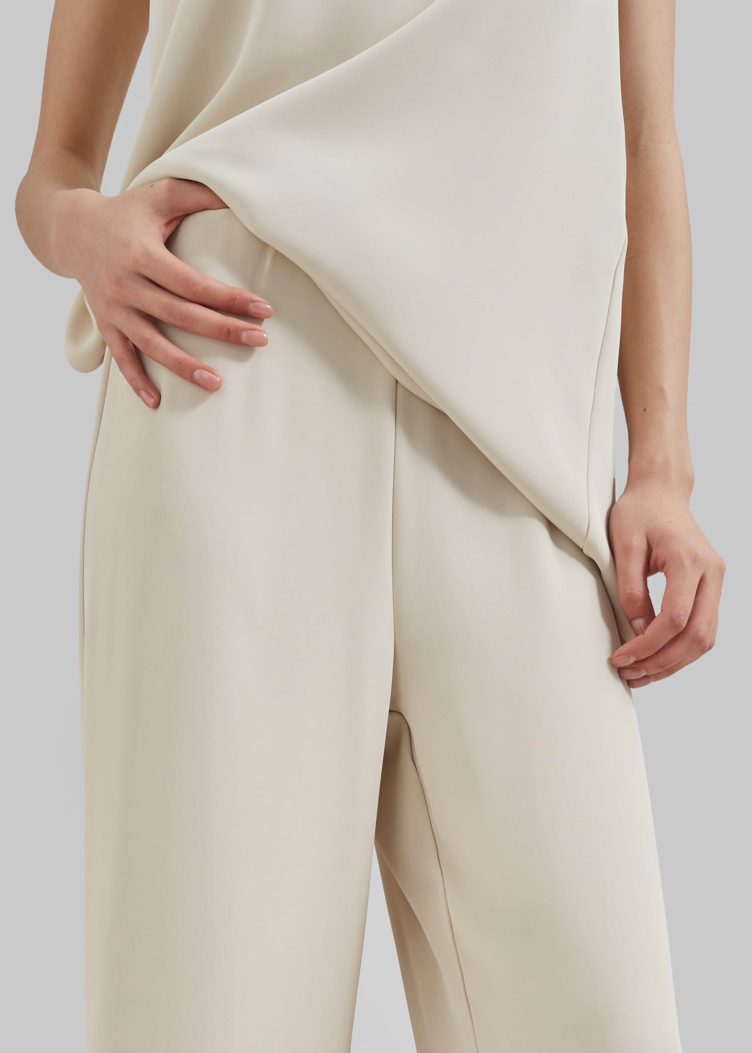 Imre Trousers - Beige - 4