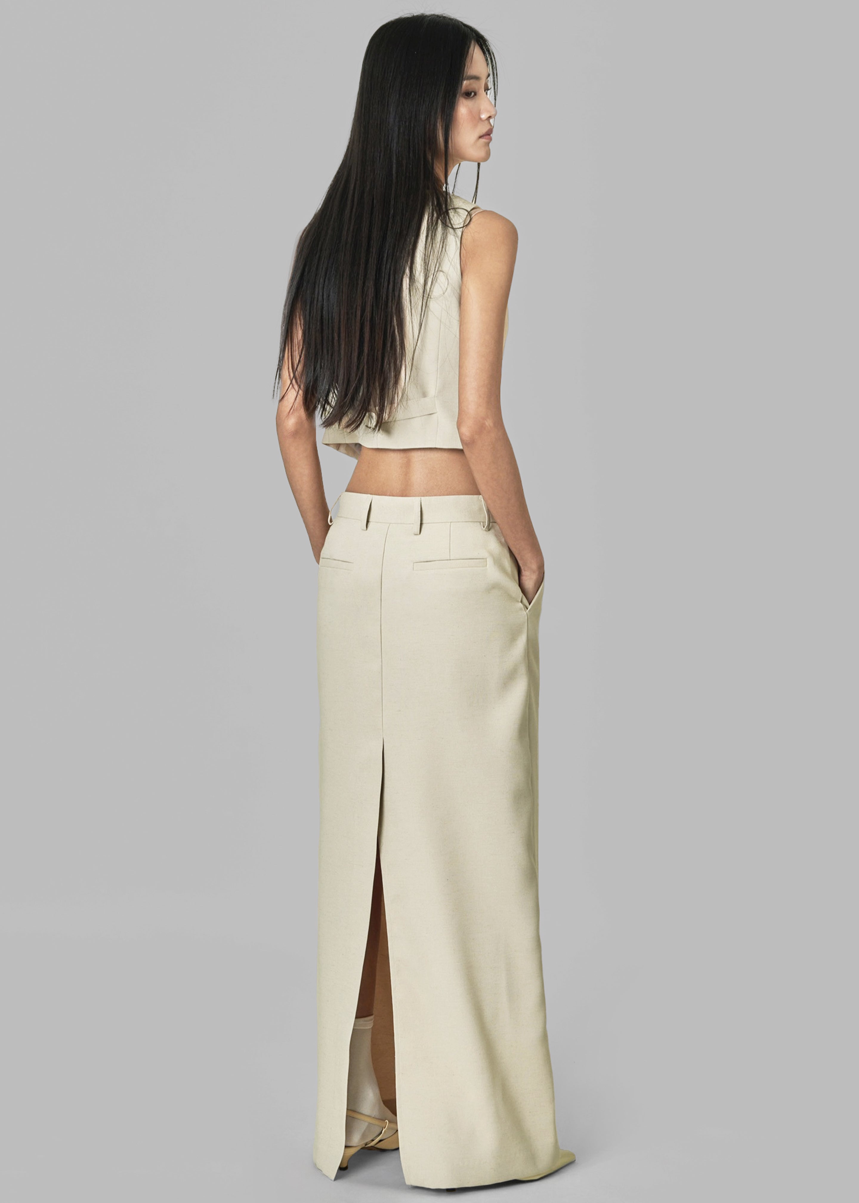 Indio Maxi Skirt - Beige - 8