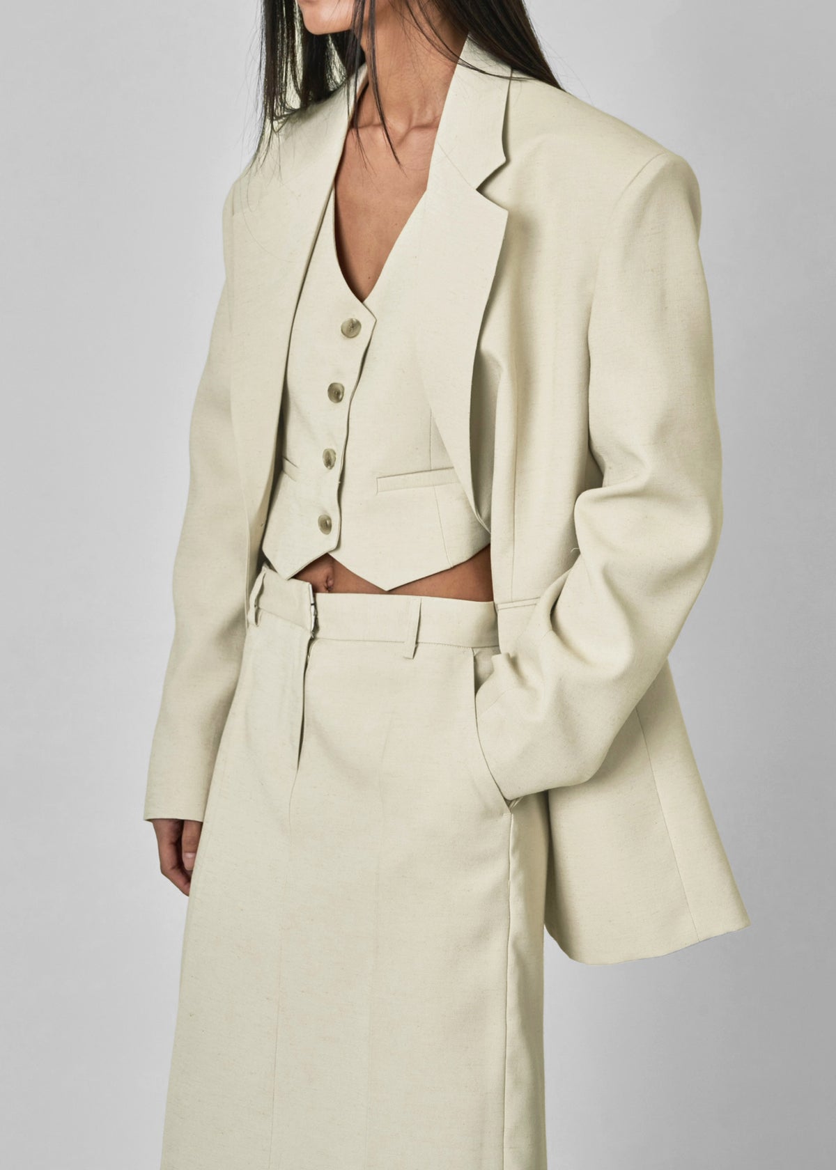 Indio Vest - Beige - 6