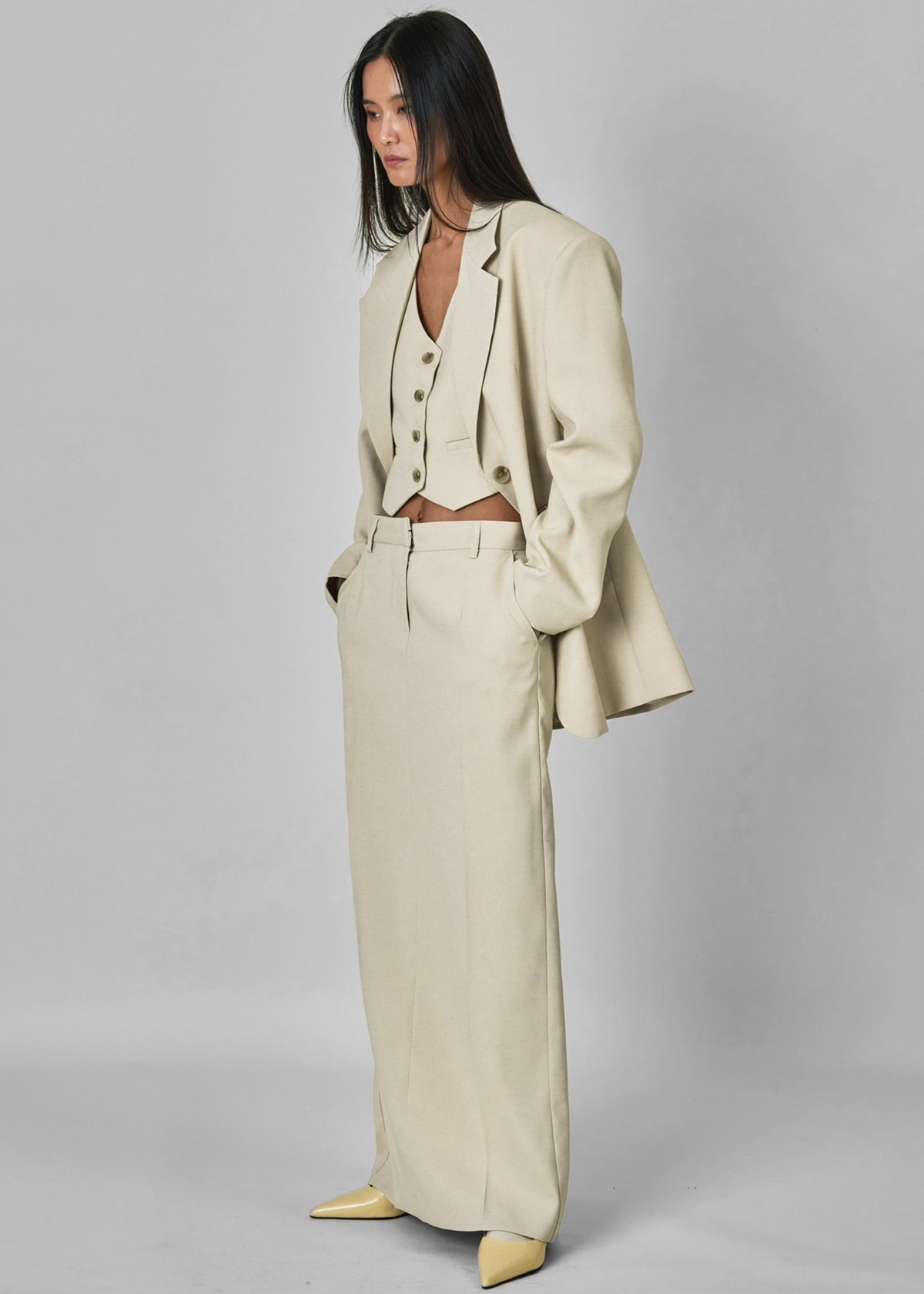 Indio Vest - Beige - 9