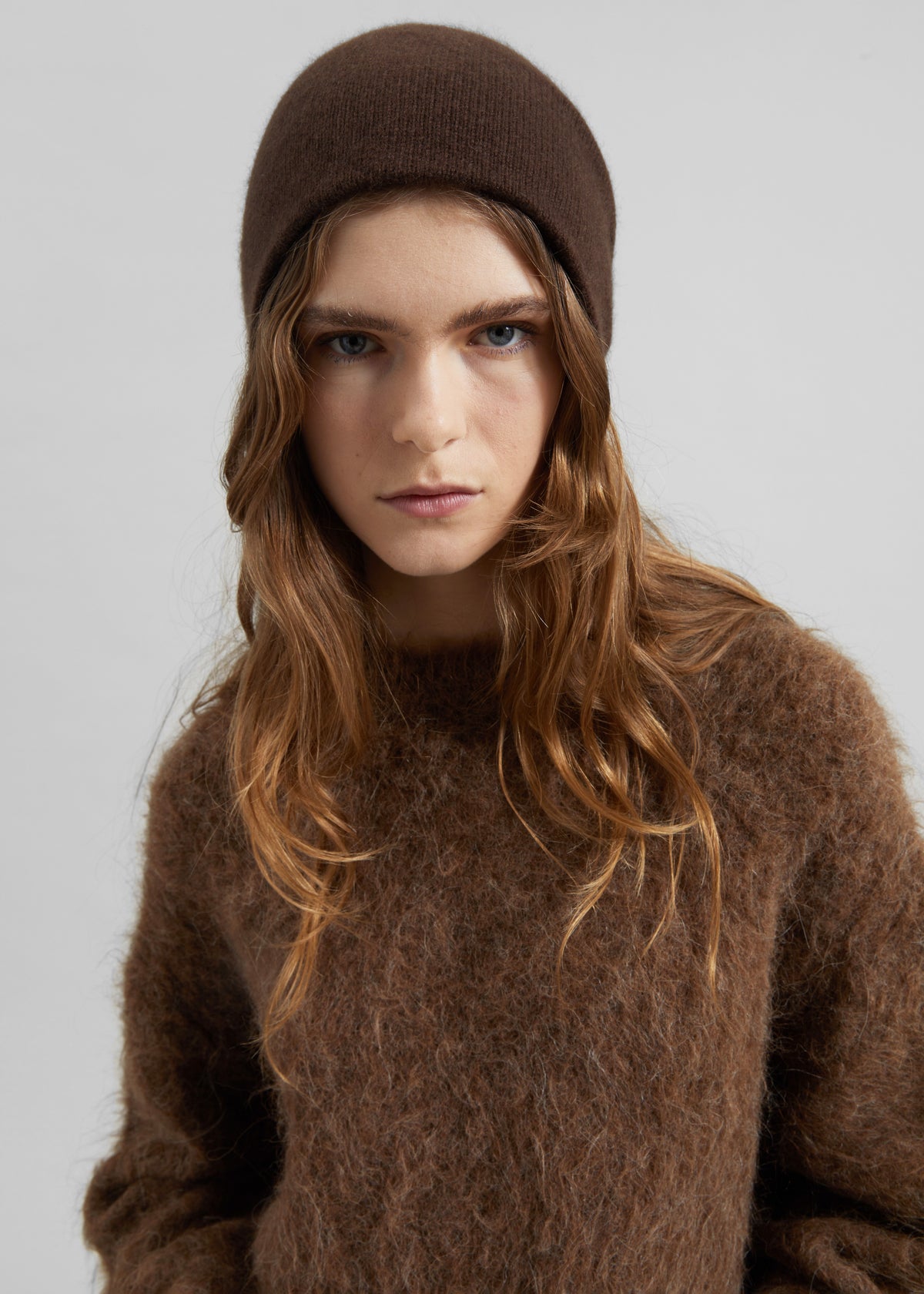 Inko Cashmere Beanie - Brown - 2
