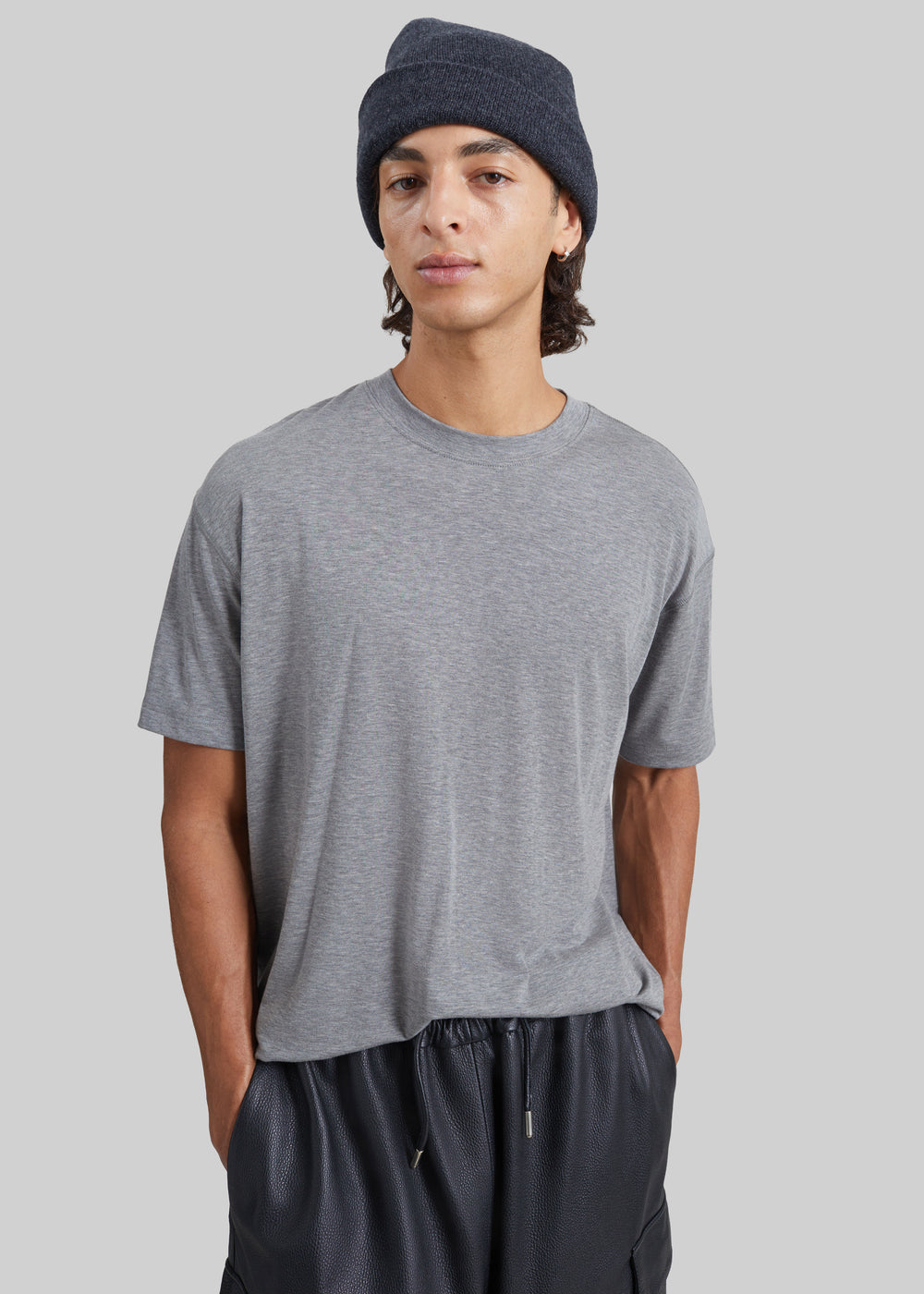 Inko Cashmere Beanie - Dark Grey