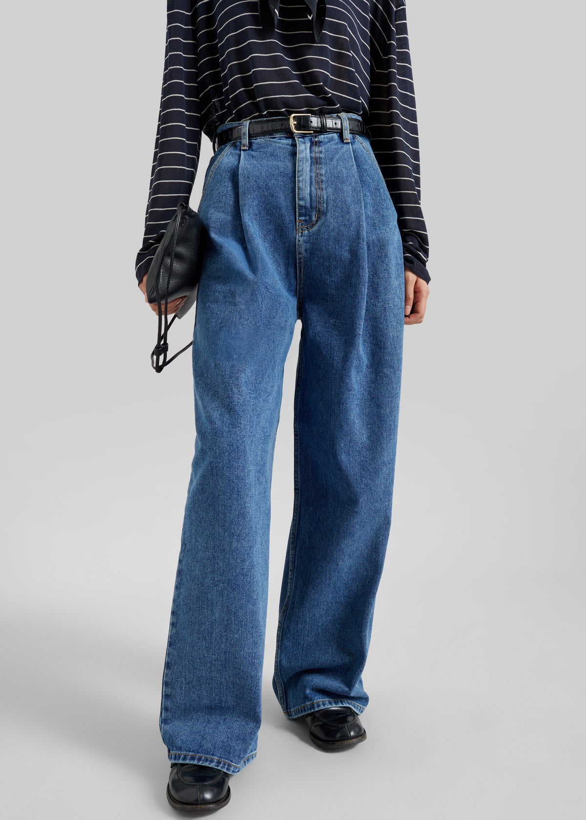 Isabella Denim Pants - Medium Wash - 3
