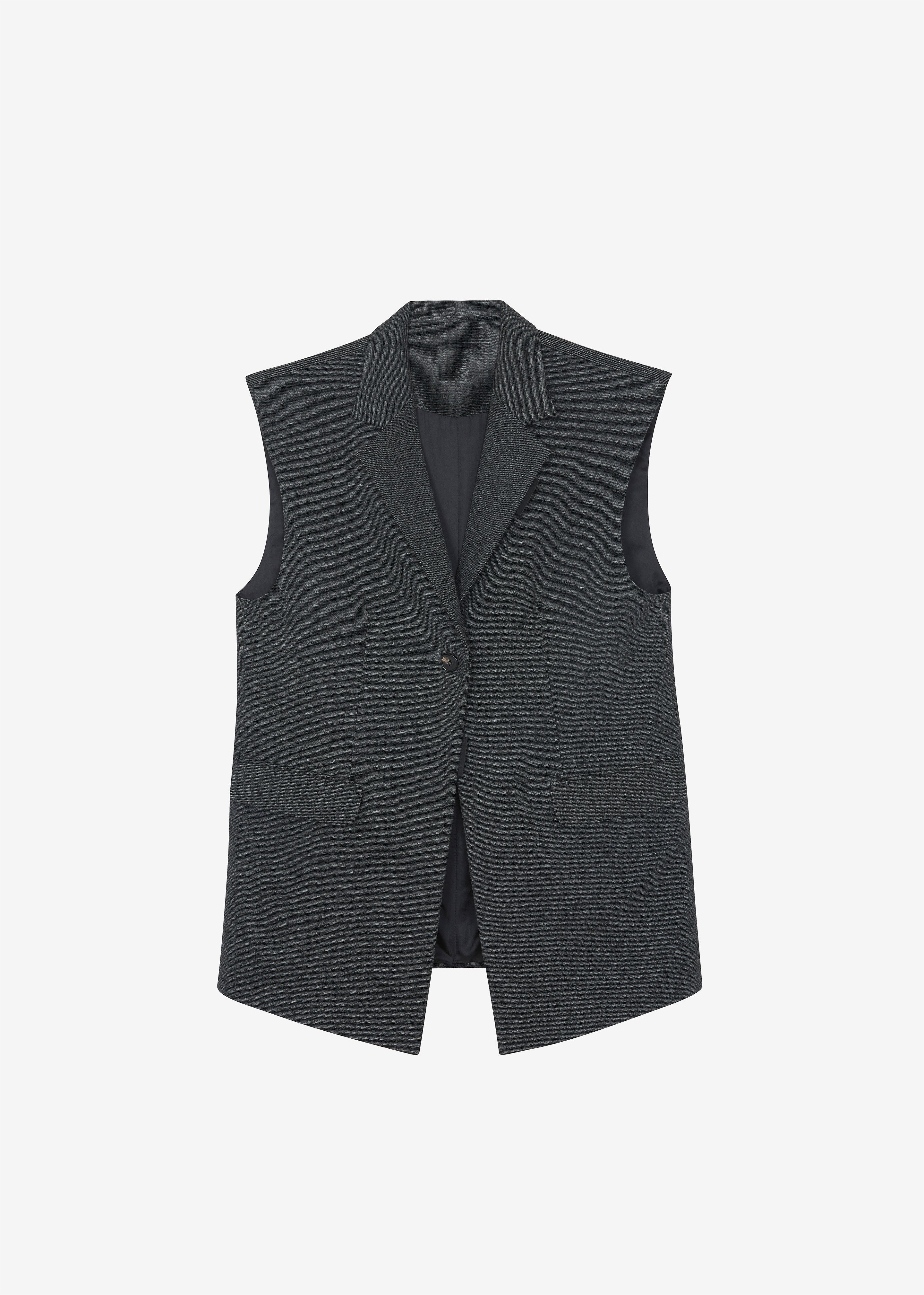 Dark hot sale gray vest