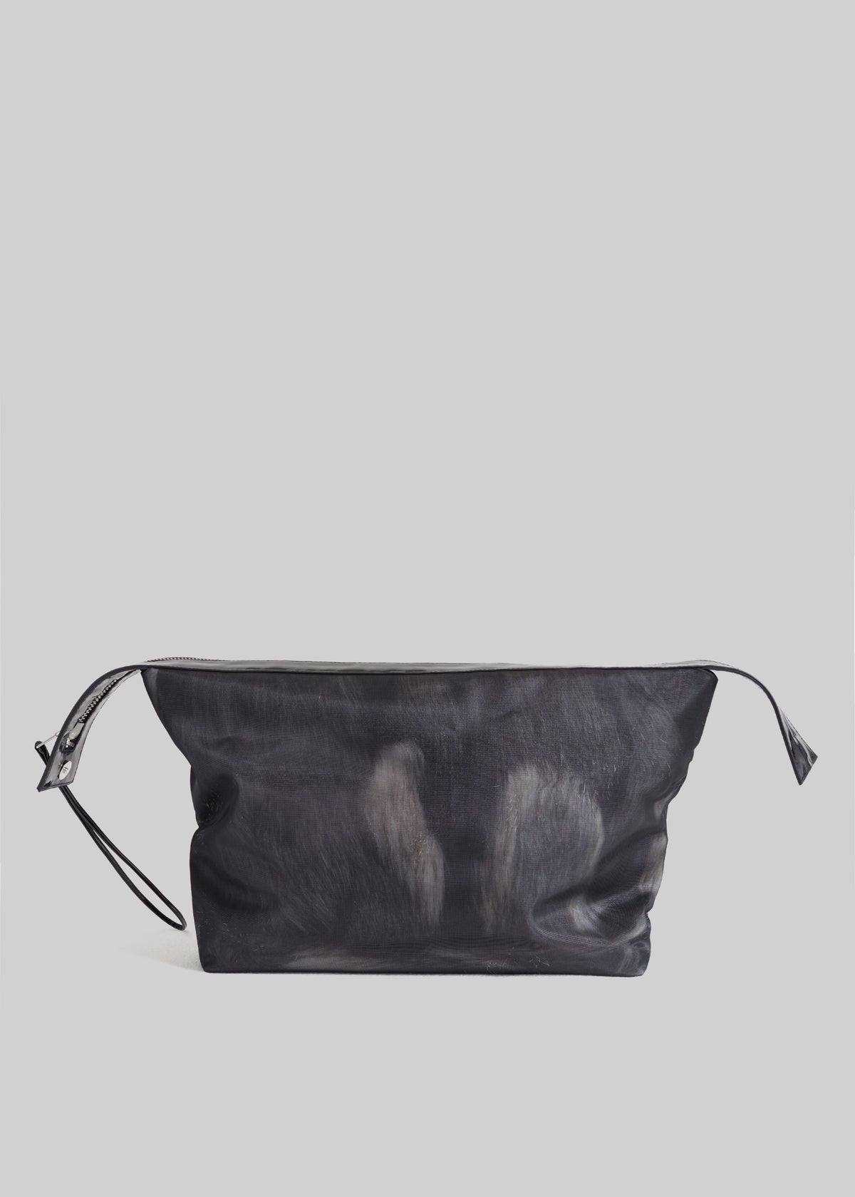 Isera Fur Mesh Bag - Grey