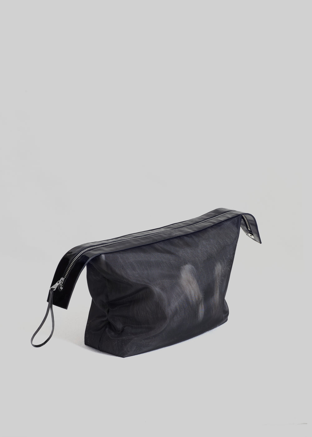 Isera Fur Mesh Bag - Grey - 1