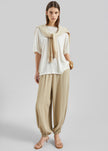 Isola Fluid Balloon Pants - Beige