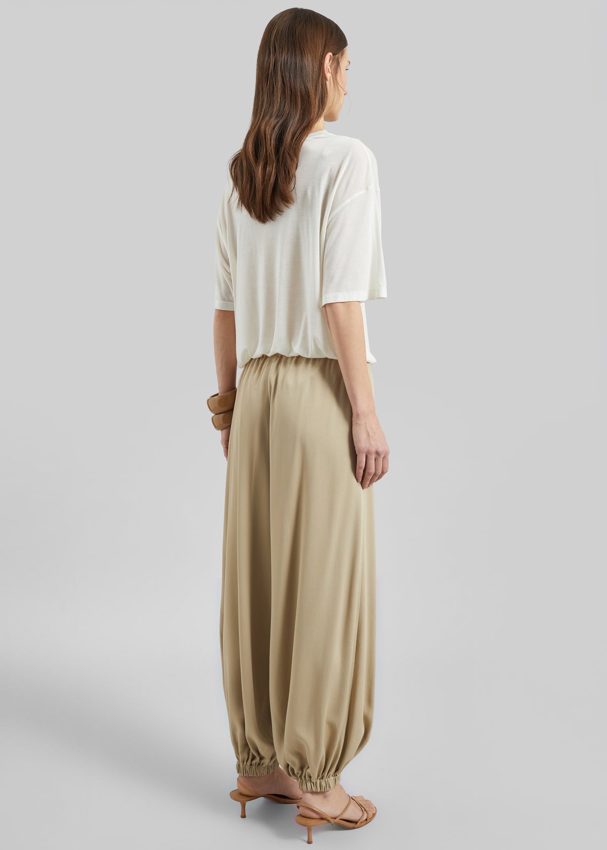 Isola Fluid Balloon Pants - Beige - 9