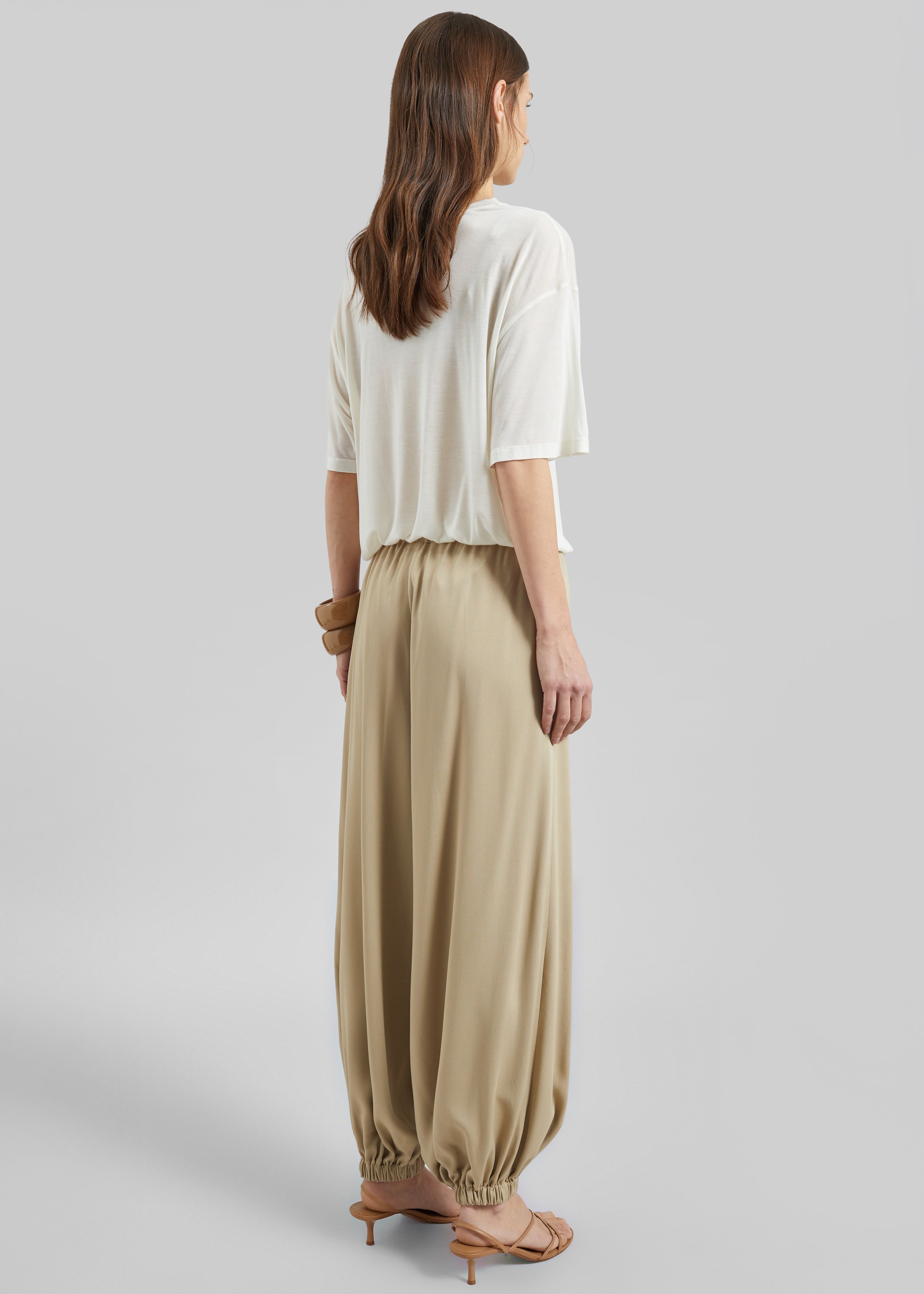 Isola Fluid Balloon Pants - Beige - 9
